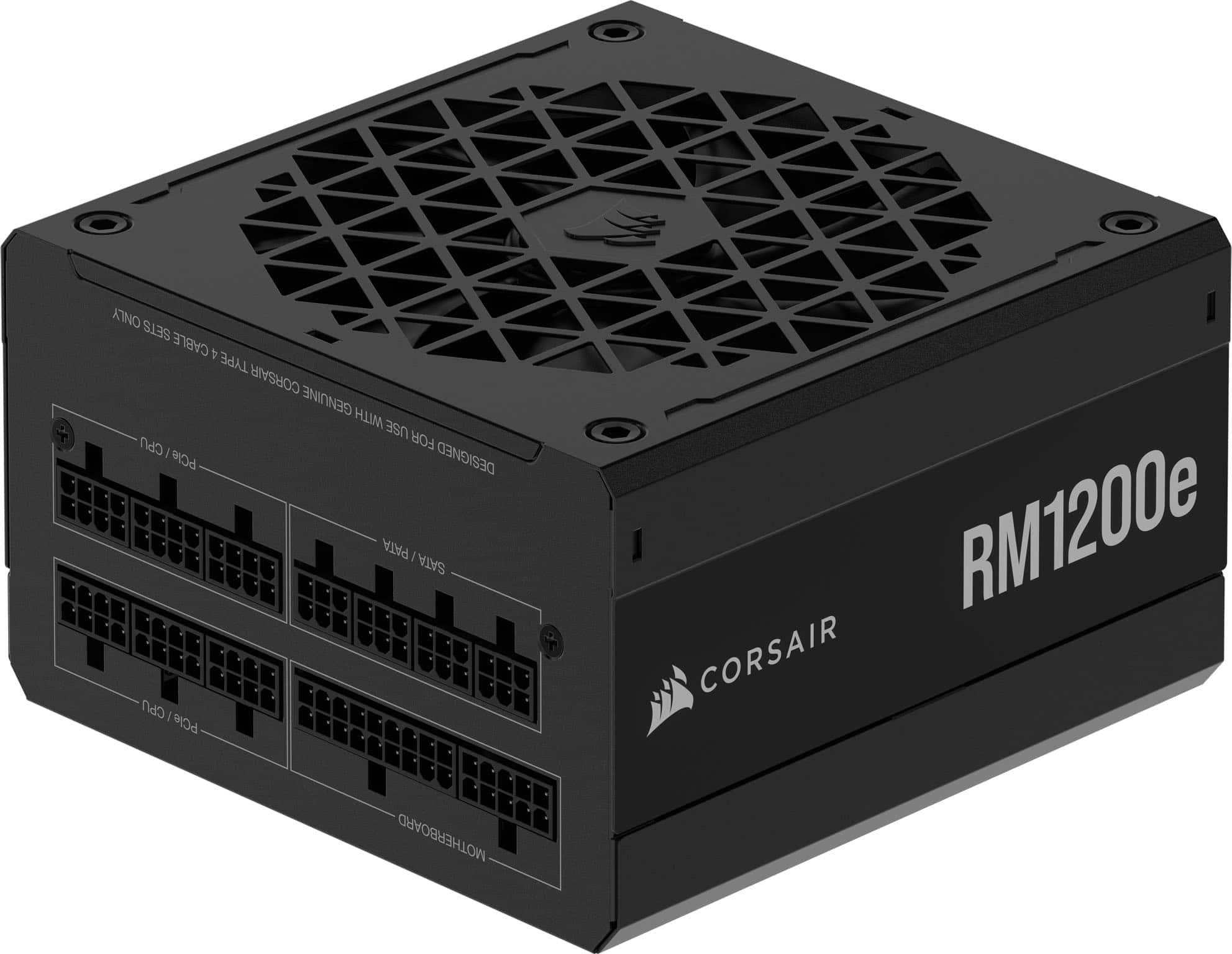 CORSAIR - RMe Series RM1200e 80 PLUS Gold Fully Modular Low-Noise ATX 3.1 and PCIE 5.0 Power Supply - Black product image