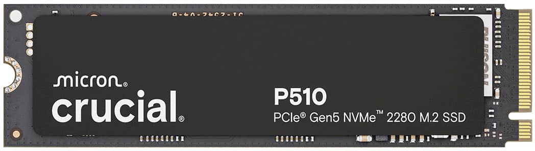 Crucial - P510 2TB Internal SSD PCIe Gen 5 x4 NVMe M.2 for Laptop and Desktop product image