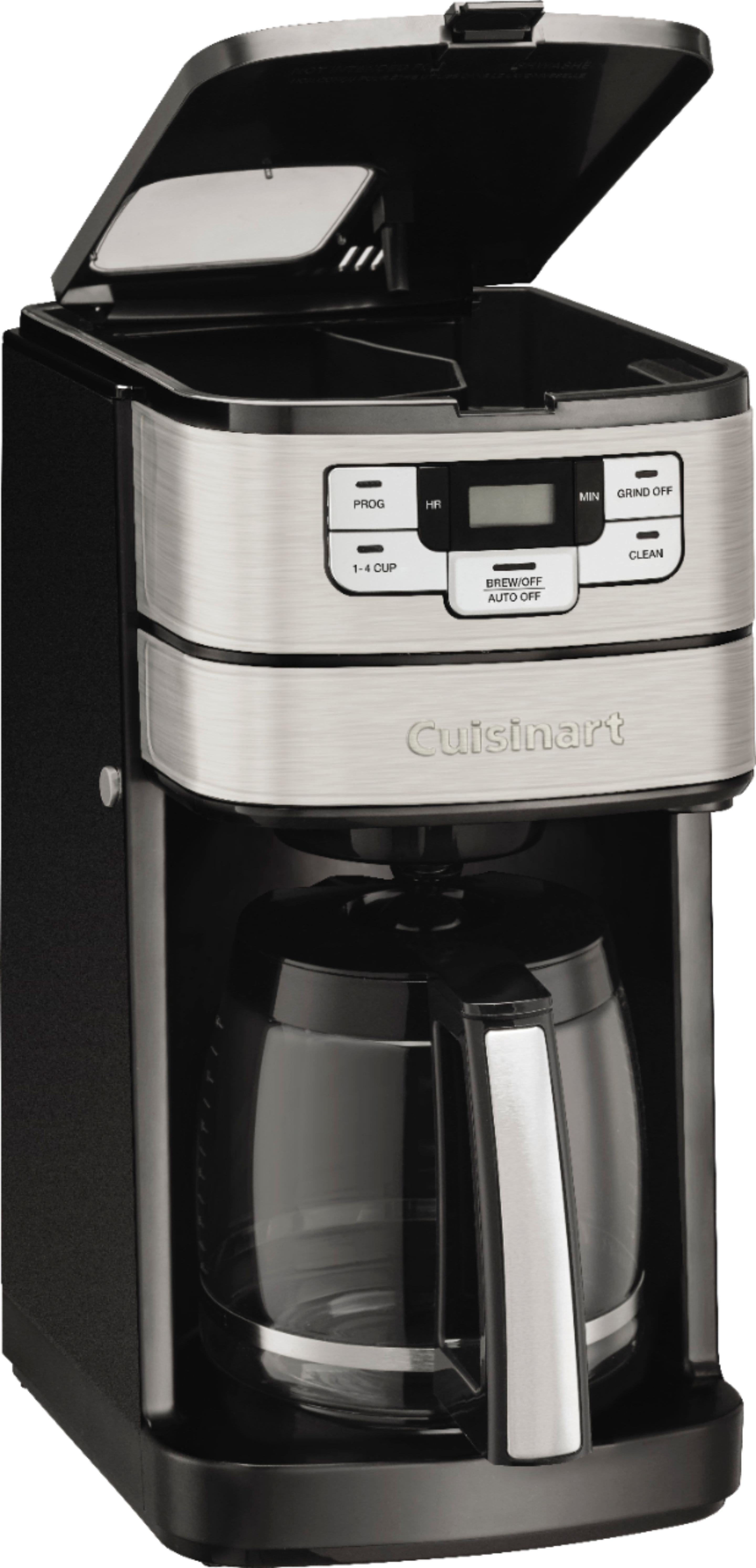 Cuisinart - Automatic Grind and Brew 12 Cup Coffeemaker - Black/Stainless Steel product image