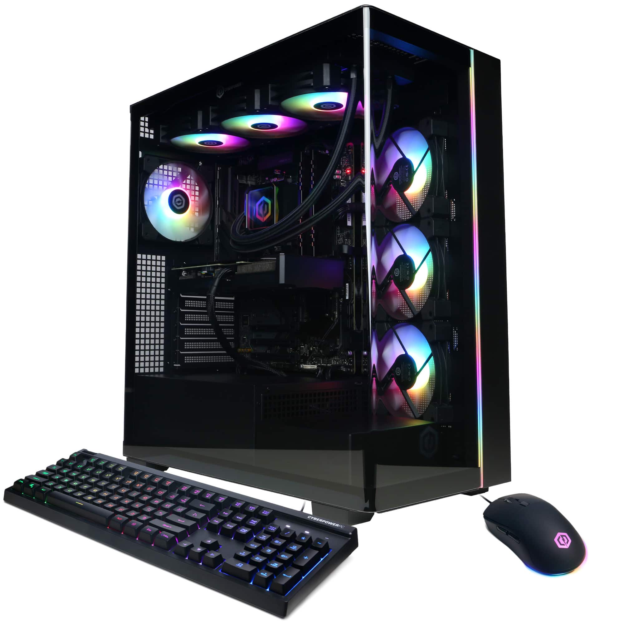 CyberPowerPC - Gaming Desktop - AMD Ryzen 7 9800X3D - NVIDIA GeForce RTX 5070 12GB - 32GB DDR5 - 2TB PCIe 4.0 SSD - Black pr…