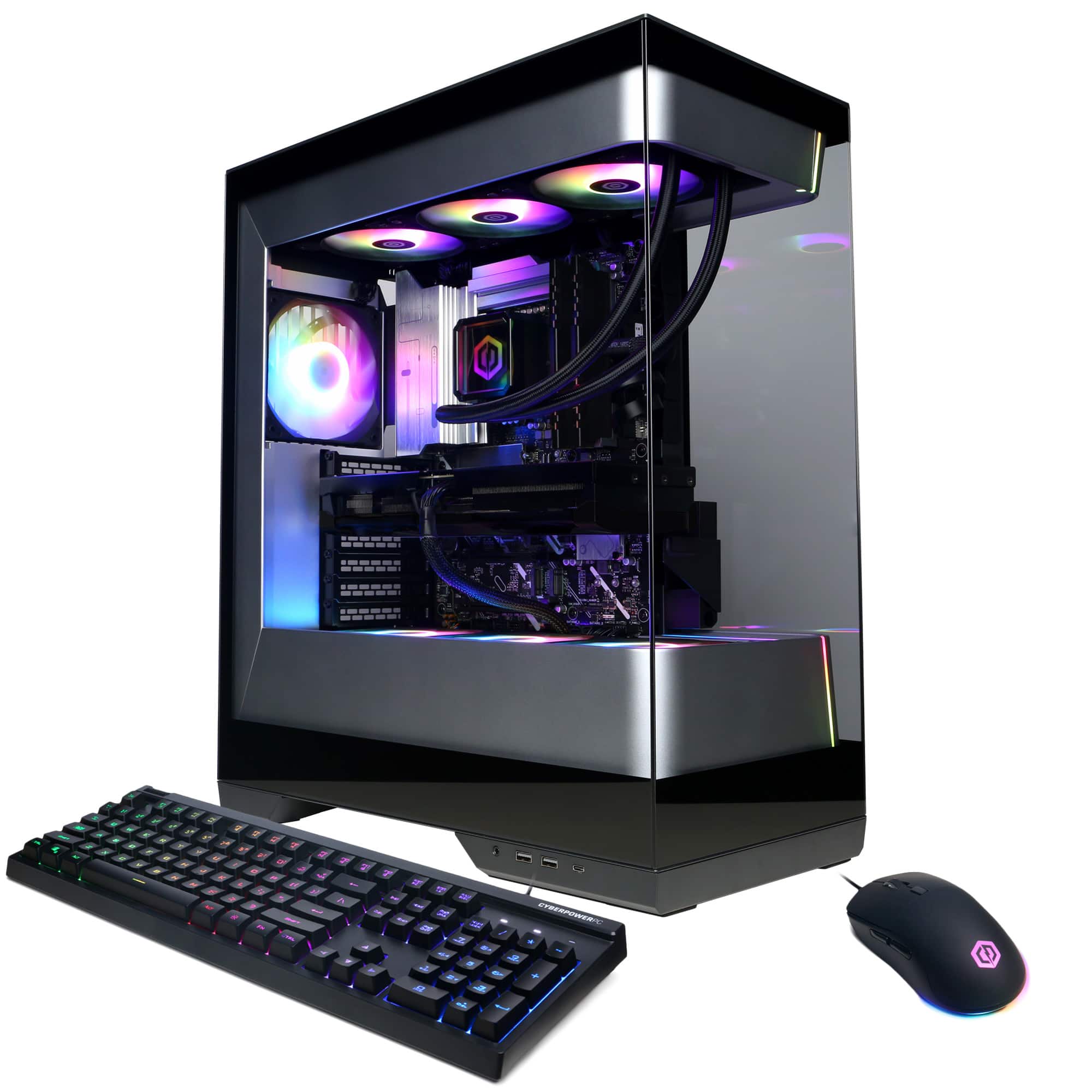 CyberPowerPC - Gaming Desktop - Intel Core Ultra 9 285K - NVIDIA GeForce RTX 5070 Ti 16GB - 64GB DDR5 - 2TB PCIe 4.0 SSD - B…