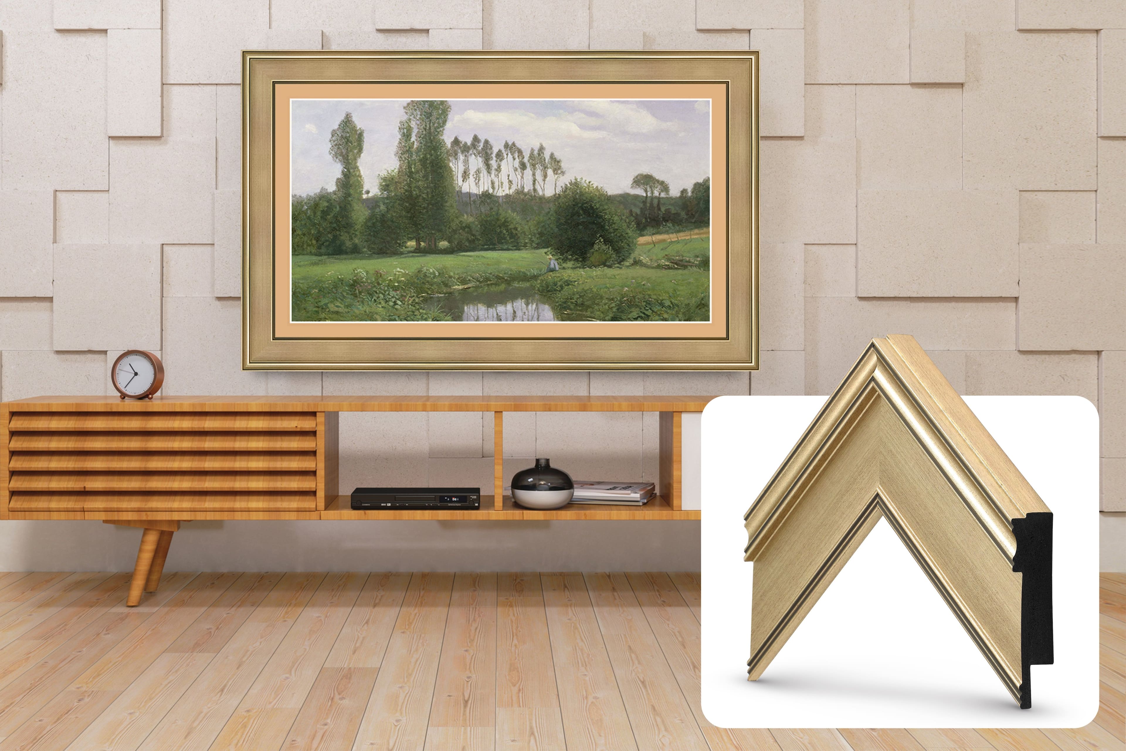 Deco TV Frames - Premiere Bezel for Samsung the Frame TV - 43" - Champagne product image