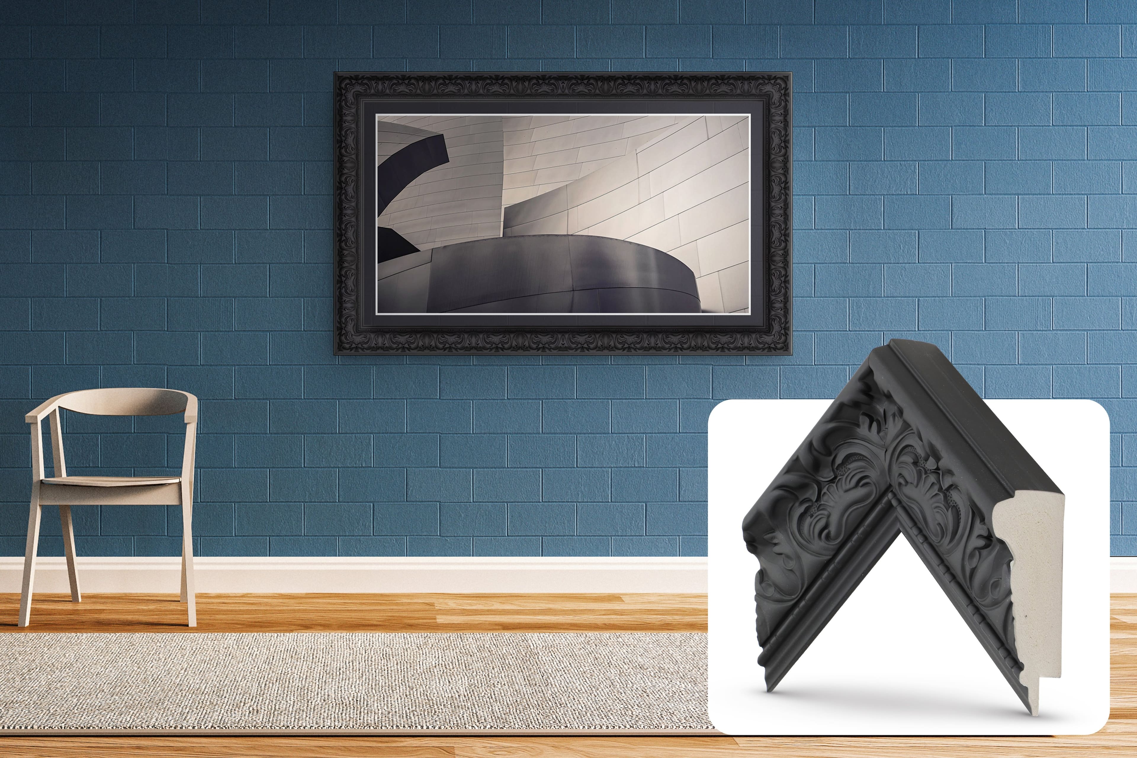 Deco TV Frames - Premiere Bezel for Samsung the Frame TV - 55" - Tuscan Matte Black product image