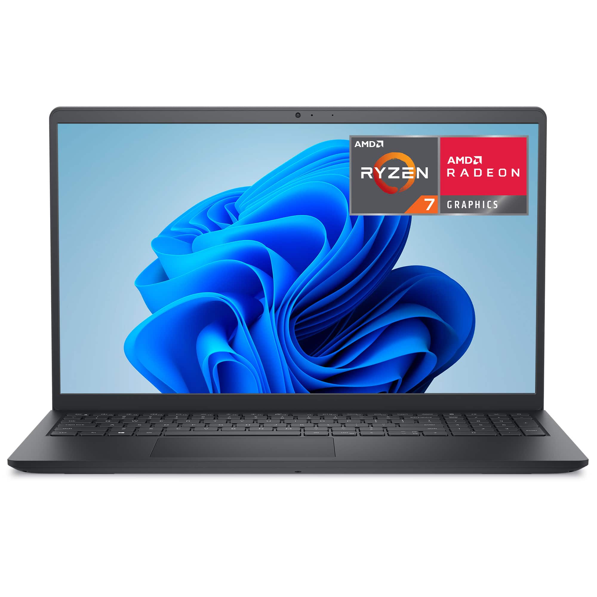 Dell - 15.6" FHD Laptop - AMD Ryzen 7 7730U 2023 - 16GB Memory - 1TB Storage - Carbon Black product image