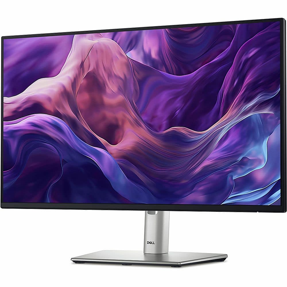 Dell - 23.8" IPS LED FHD 100Hz Monitor (VGA, USB, HDMI) - Black, Silver, Multicolor product image