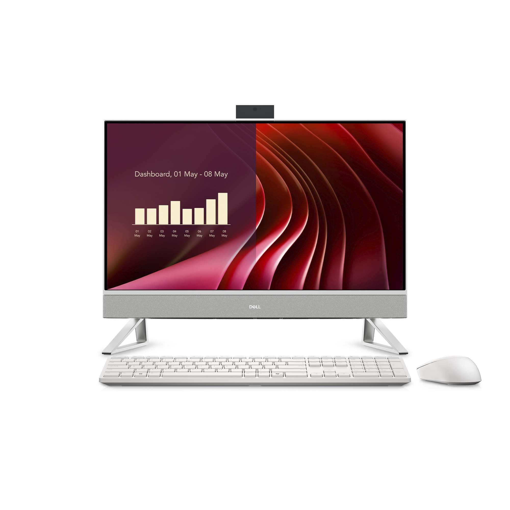 Dell - 24" 2K All-in-One - Intel Core 5 120U 2024 - 16GB Memory - 512GB Storage - White product image