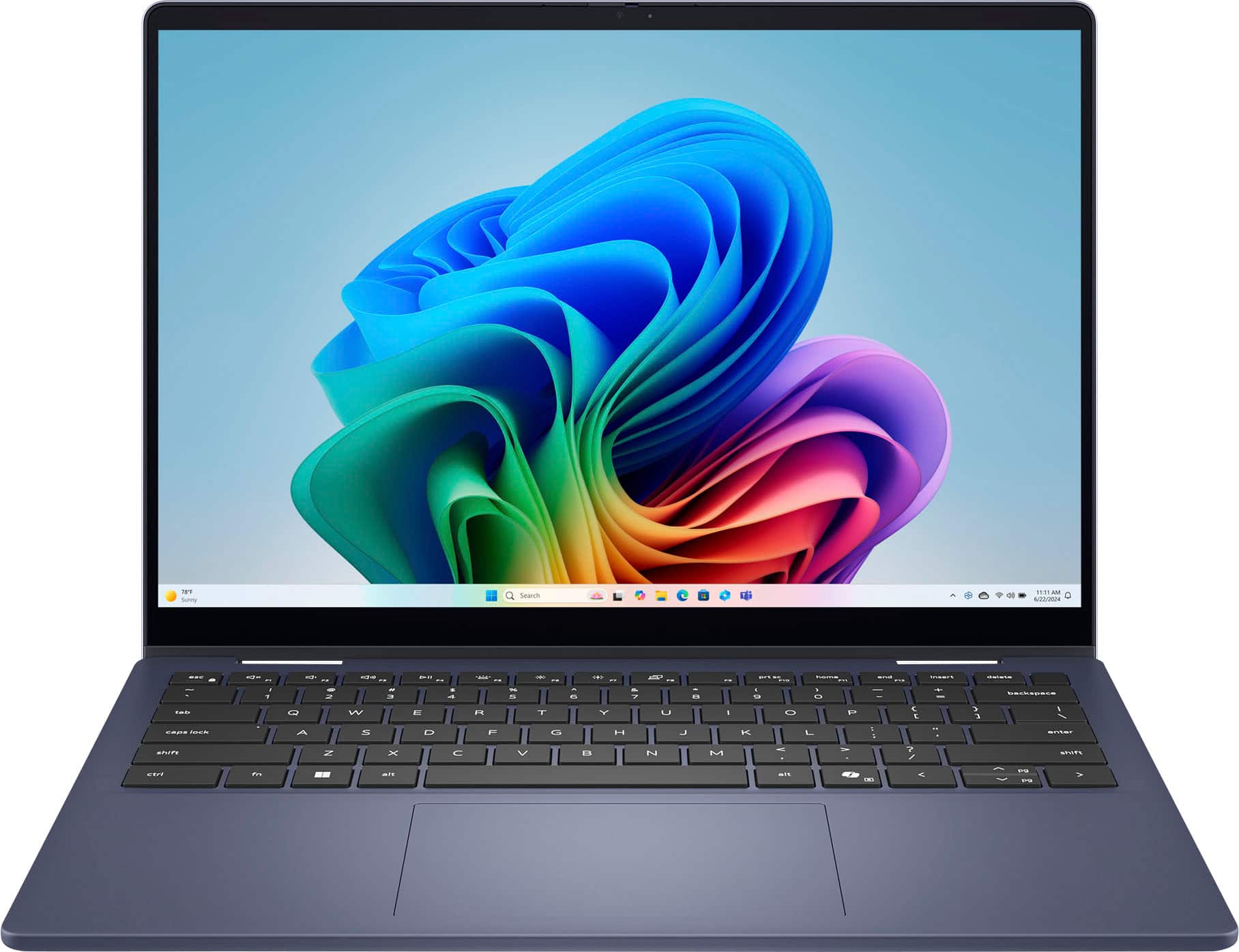 Dell - Plus - 14" 2K 2-in-1 Touchscreen Laptop - AMD Ryzen AI 5 340 2025 - 16GB Memory - 512 GB Storage - Copilot+ PC - Midn…