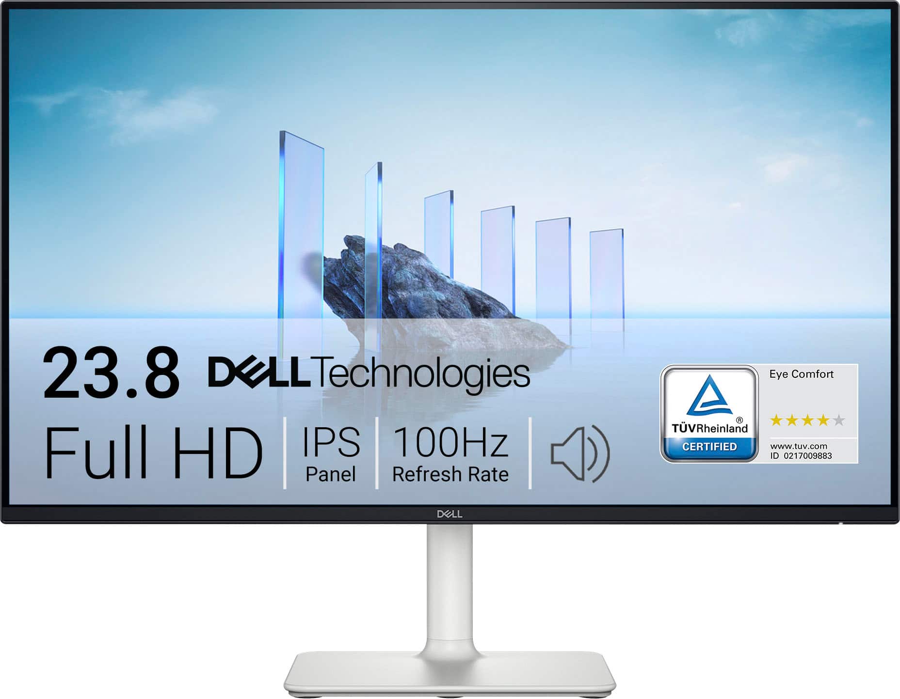 Dell - S2425H 24" IPS LED FHD 100Hz Monitor (HDMI) - Ash White product image