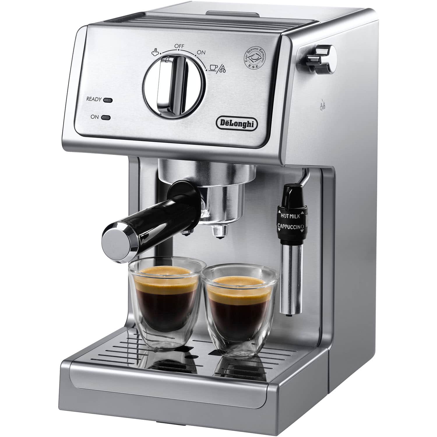 De'Longhi - 15-Bar Pump Espresso and Cappuccino Machine - Stainless Steel product image