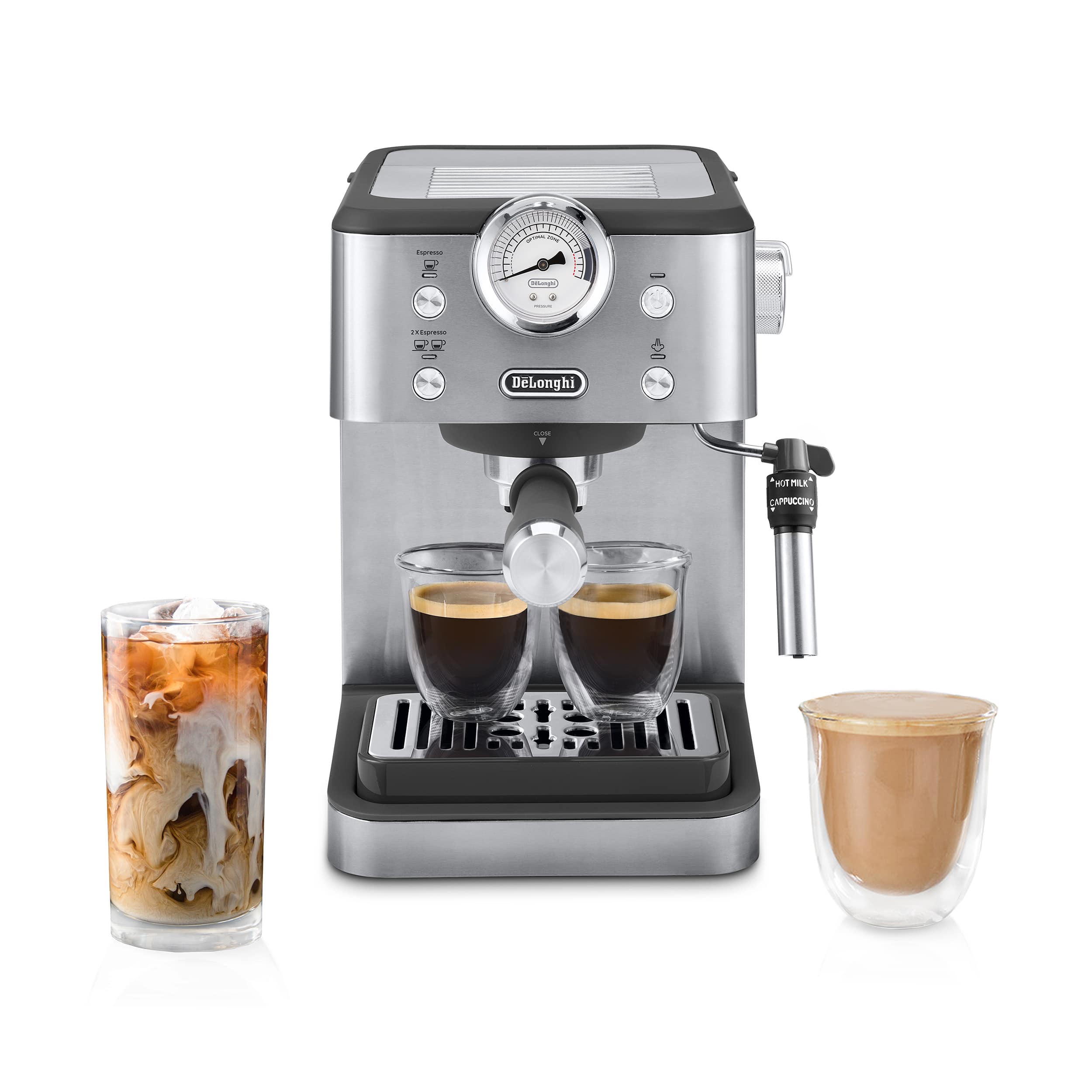De'Longhi - Classic Espresso Machine - Stainless Steel product image