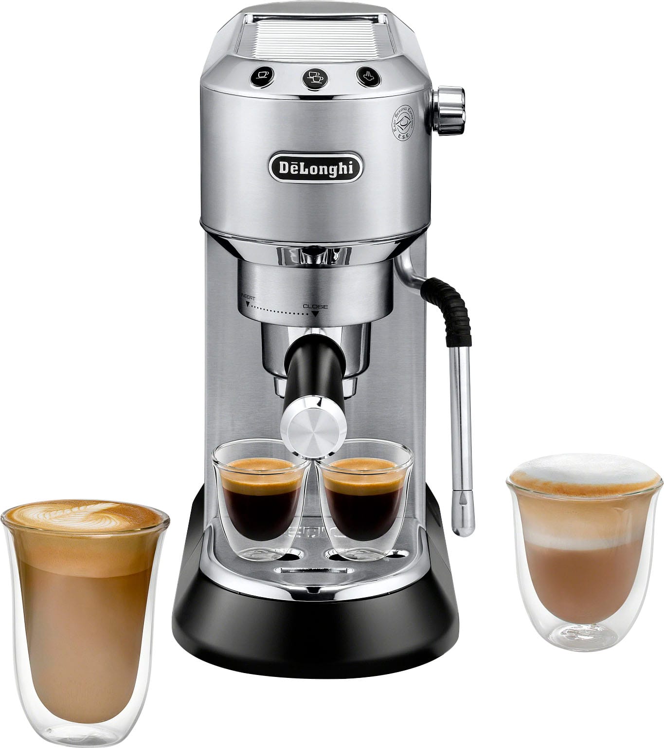 De'Longhi - EC885M Dedica Arte Pump Espresso Machine - Stainless Steel product image