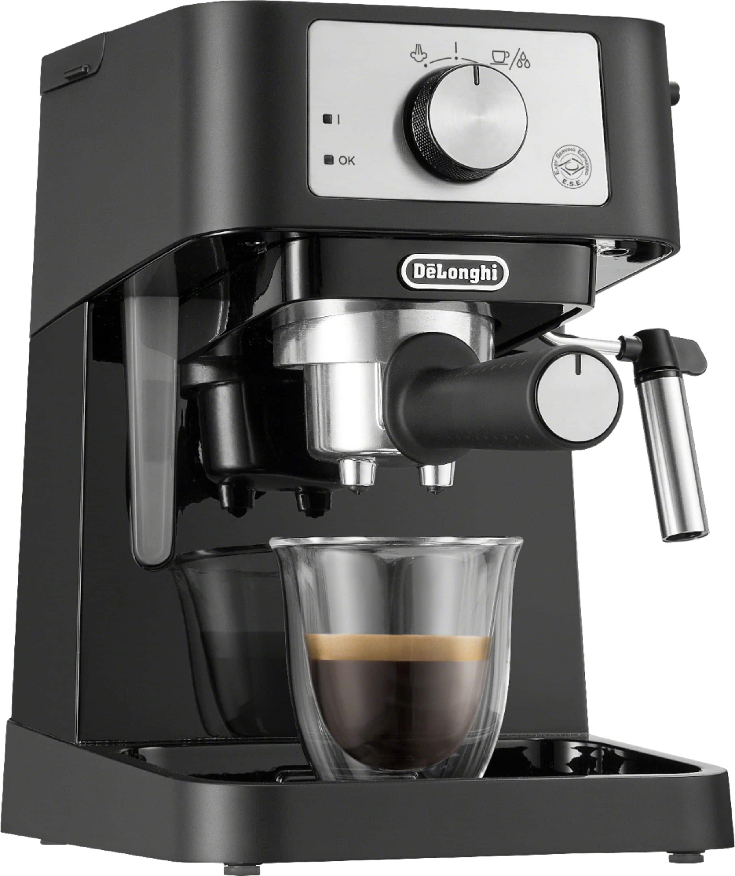 De'Longhi - Stilosa 15 Bar Pump Espresso Machine - Black and Stainless product image