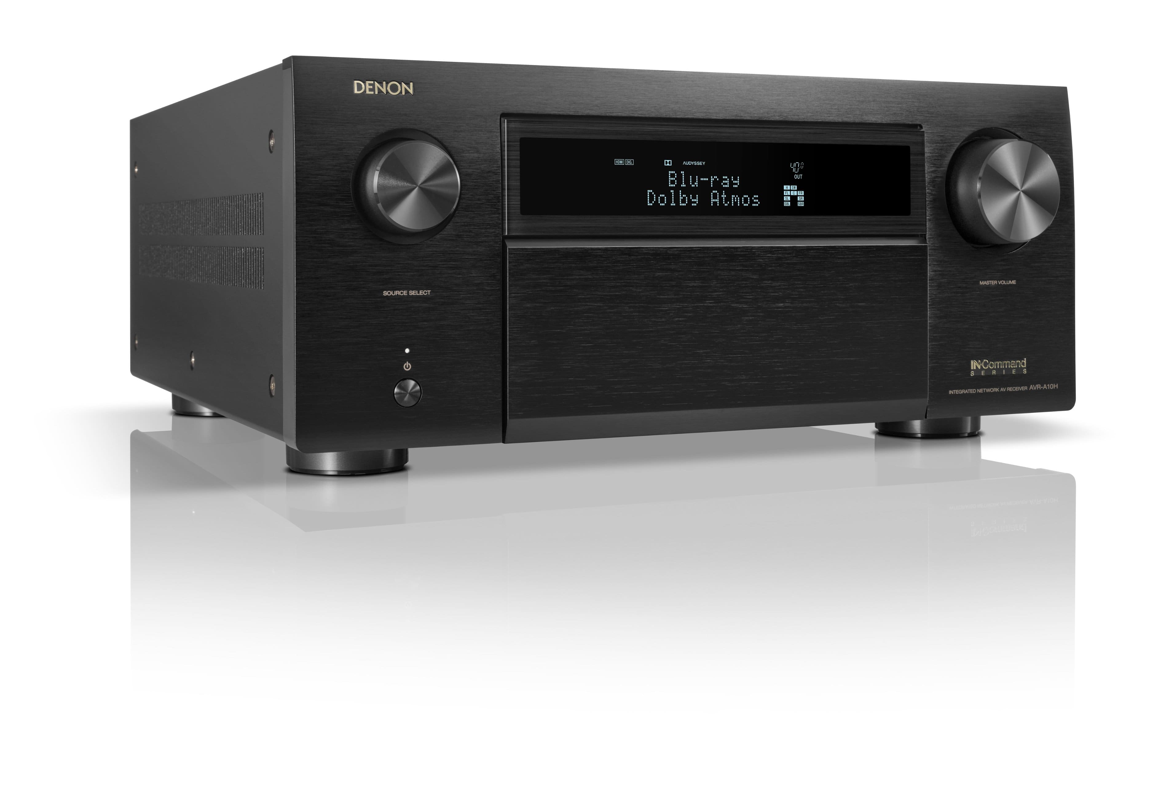 Denon - AVR-A10H 13.4-Ch. Bluetooth Capable With HEOS Dolby Atmos 8K HDR Compatible A/V Home Theater Receiver - Black produc…