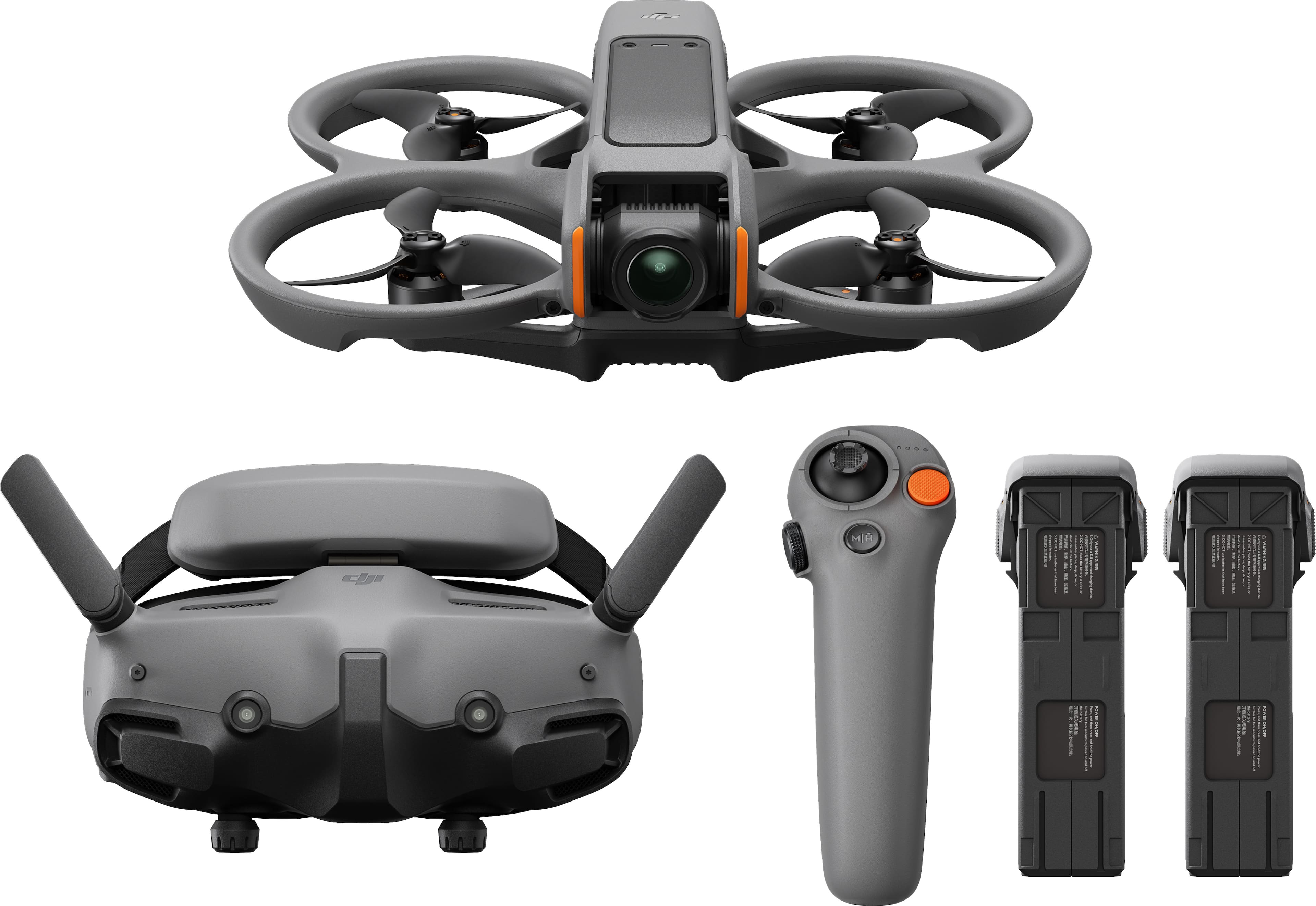 DJI - Geek Squad Certified Refurbished Avata 2 Fly More Combo (Three Batteries) - Gray product image