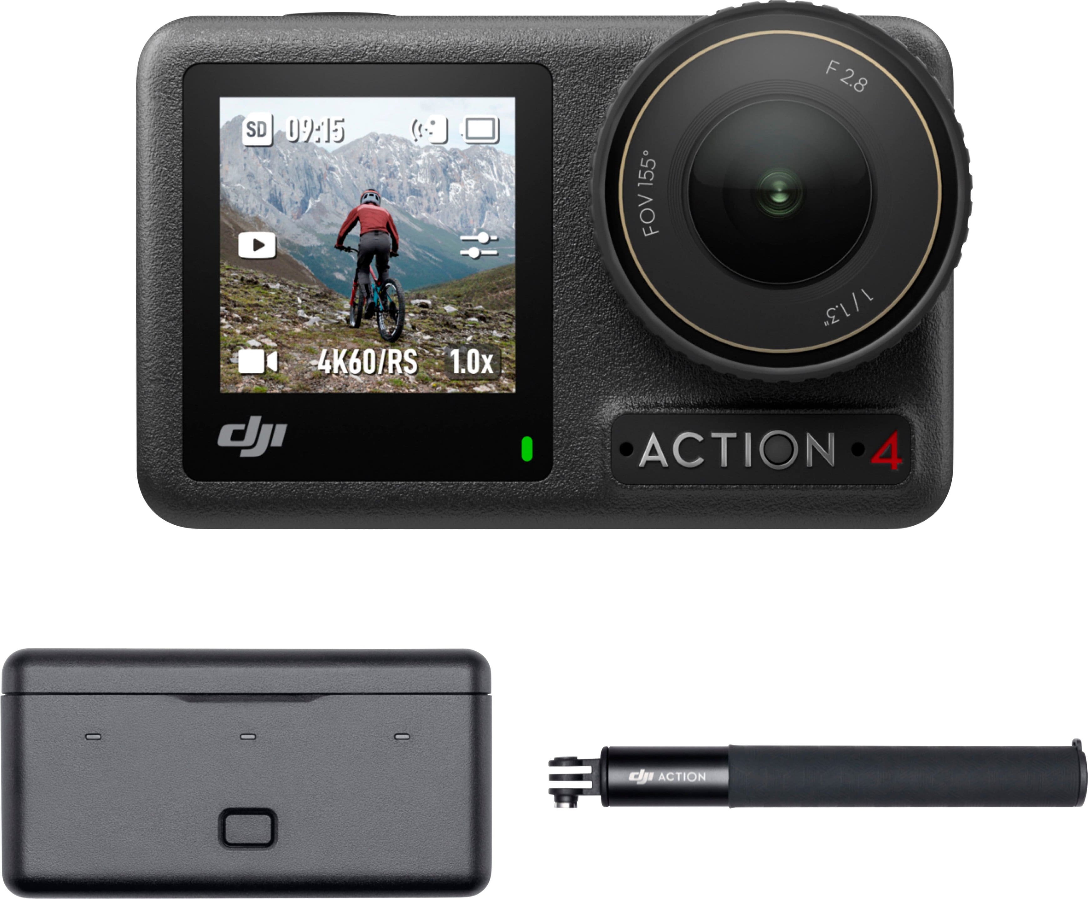 DJI - Osmo Action 4 4K Action Camera Adventure Bundle - Gray product image