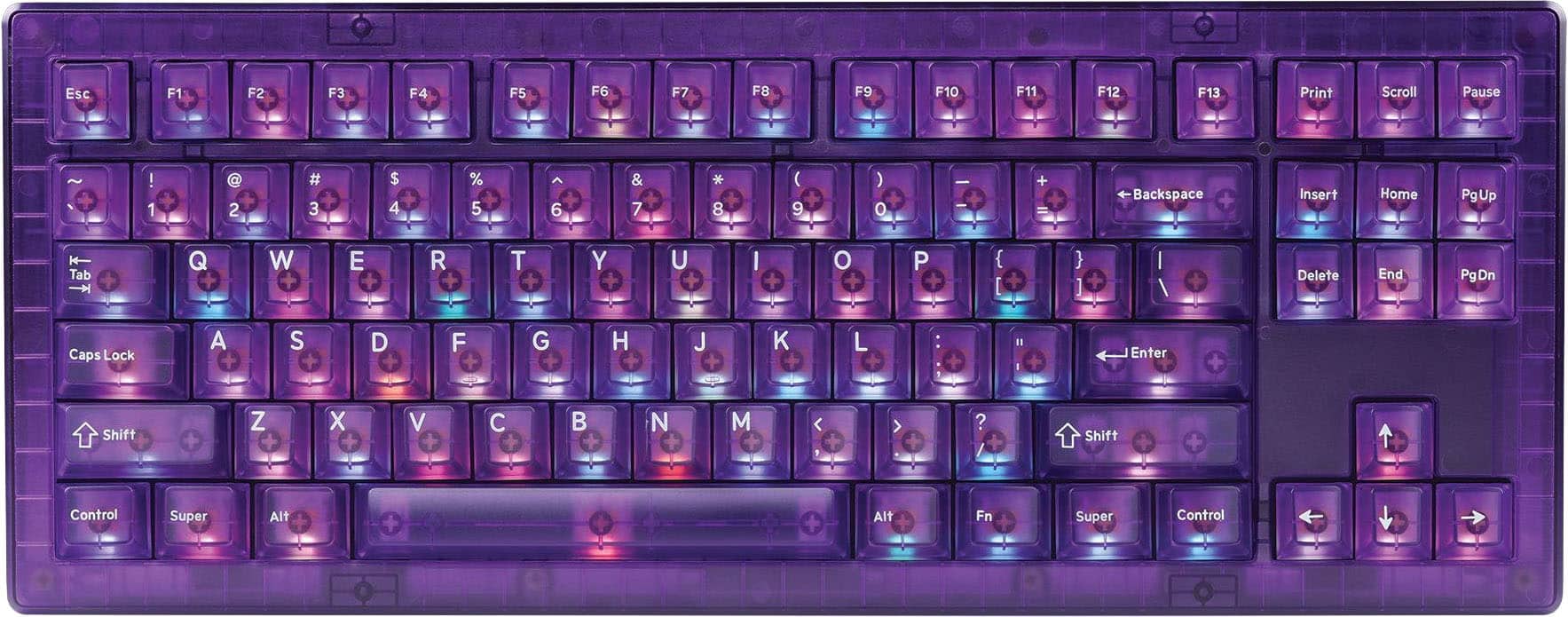 DROP - CSTM80 TKL Wired Mechanical Gaming Keyboard with RGB Backlighting - Atomic Purple product image