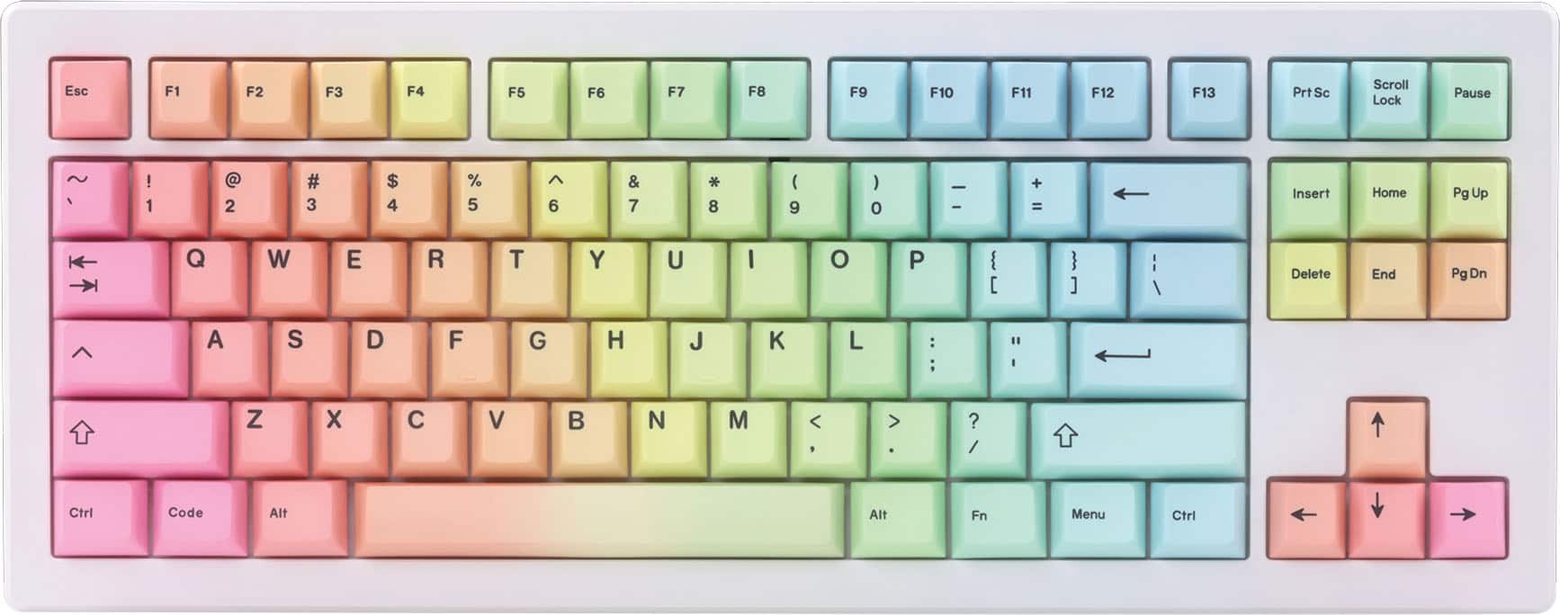 DROP - CSTM80 TKL Wired Mechanical Gaming Keyboard with RGB Backlighting - Prism product image