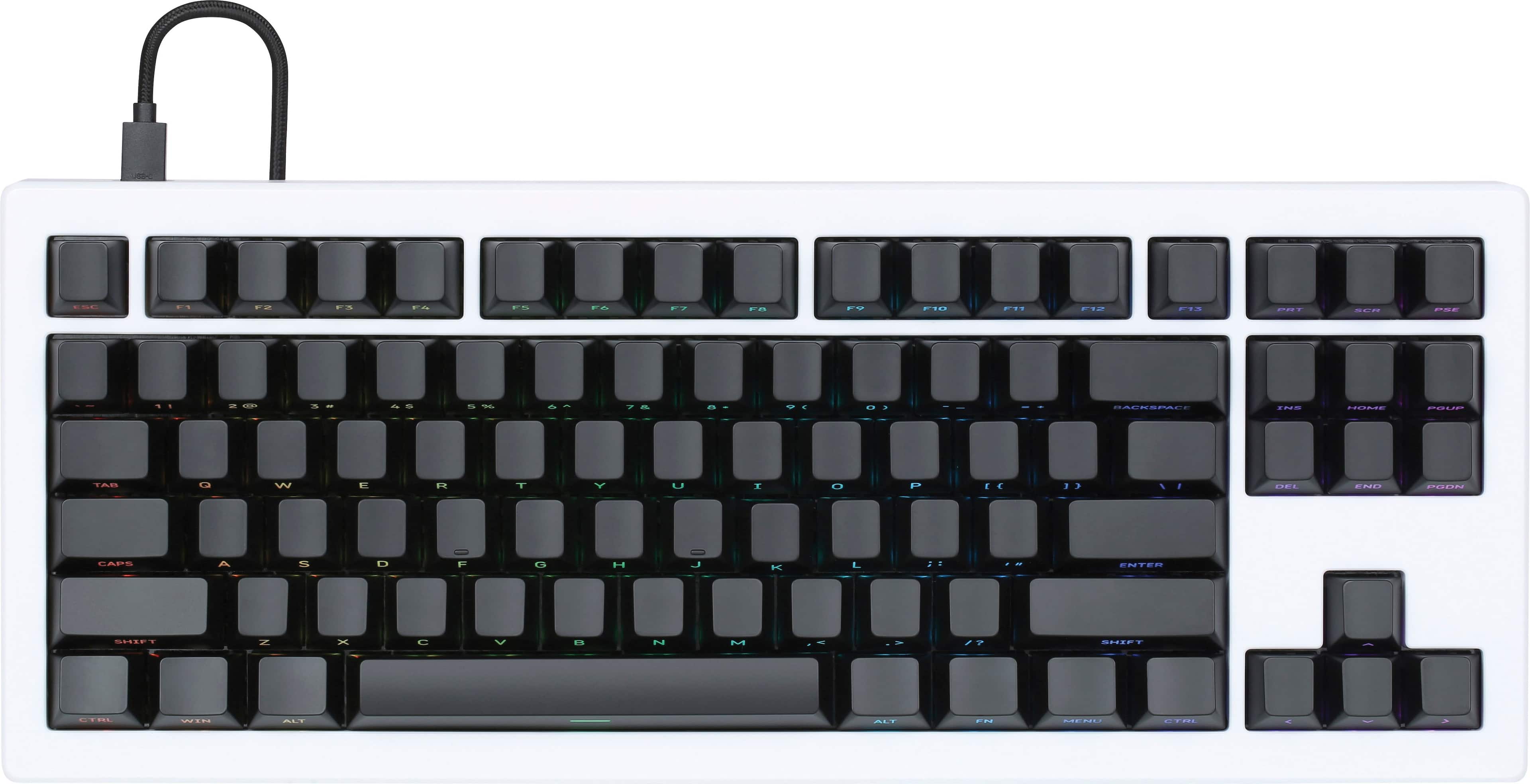 DROP - CSTM80 TKL Wired Mechanical Gaming Keyboard with RGB Backlighting - White product image