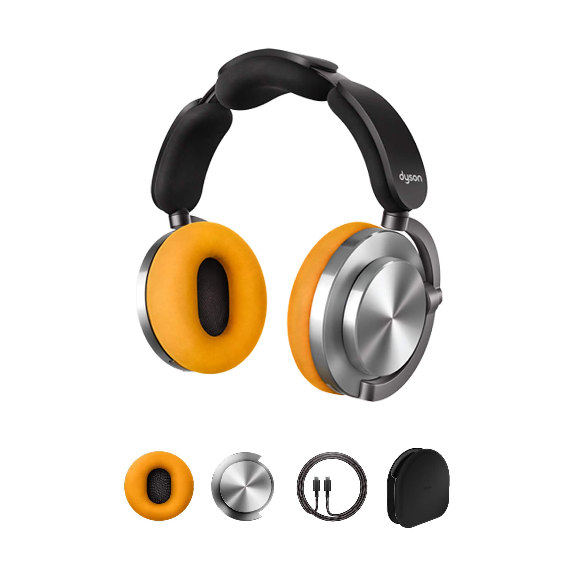 Dyson - OnTrac Customizable Active Noise-Cancelling Headphones - Aluminum product image