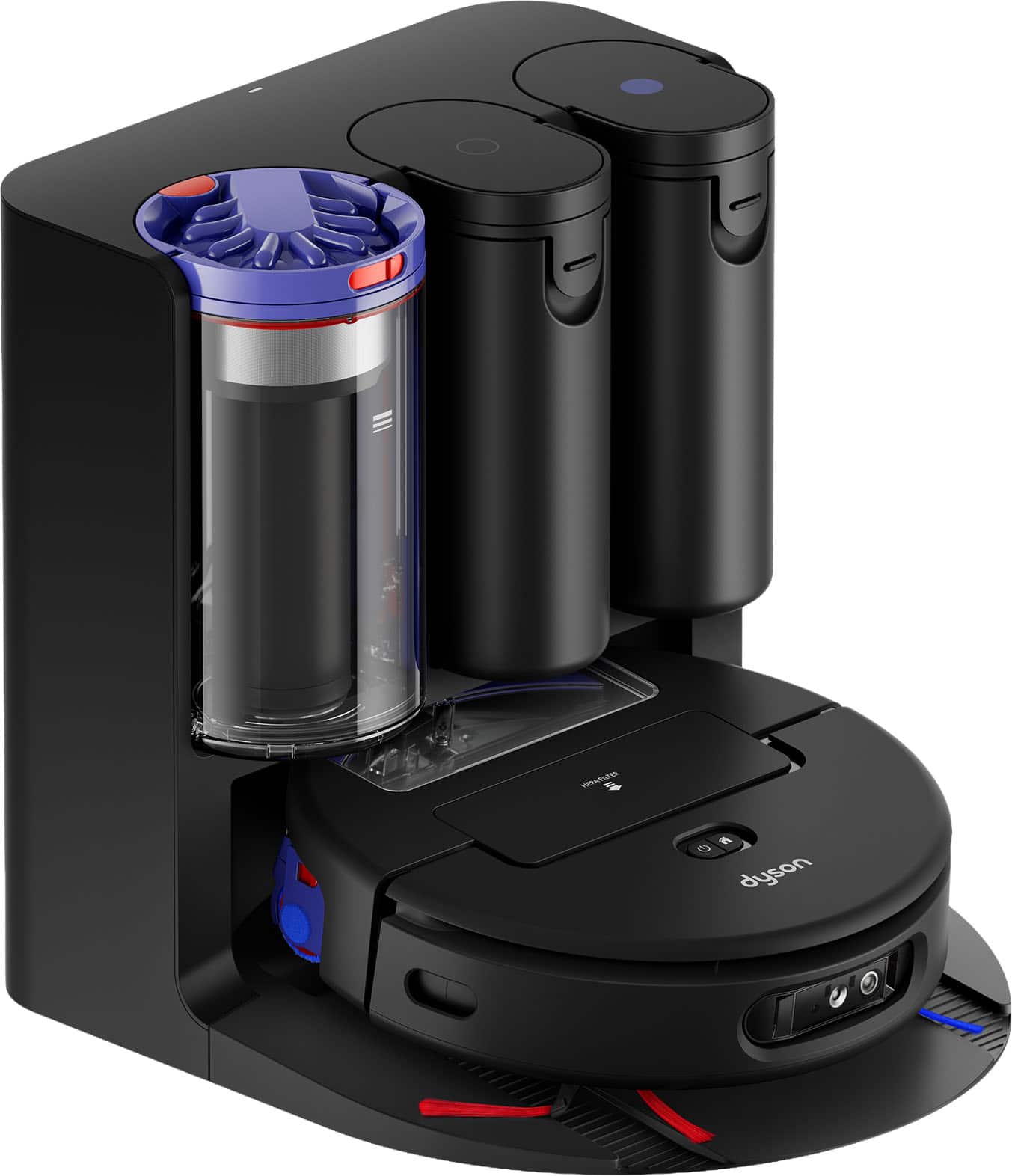 Dyson - Spot+Scrub Ai Wet and Dry Robot Vacuum - Matched Black/Blue product image