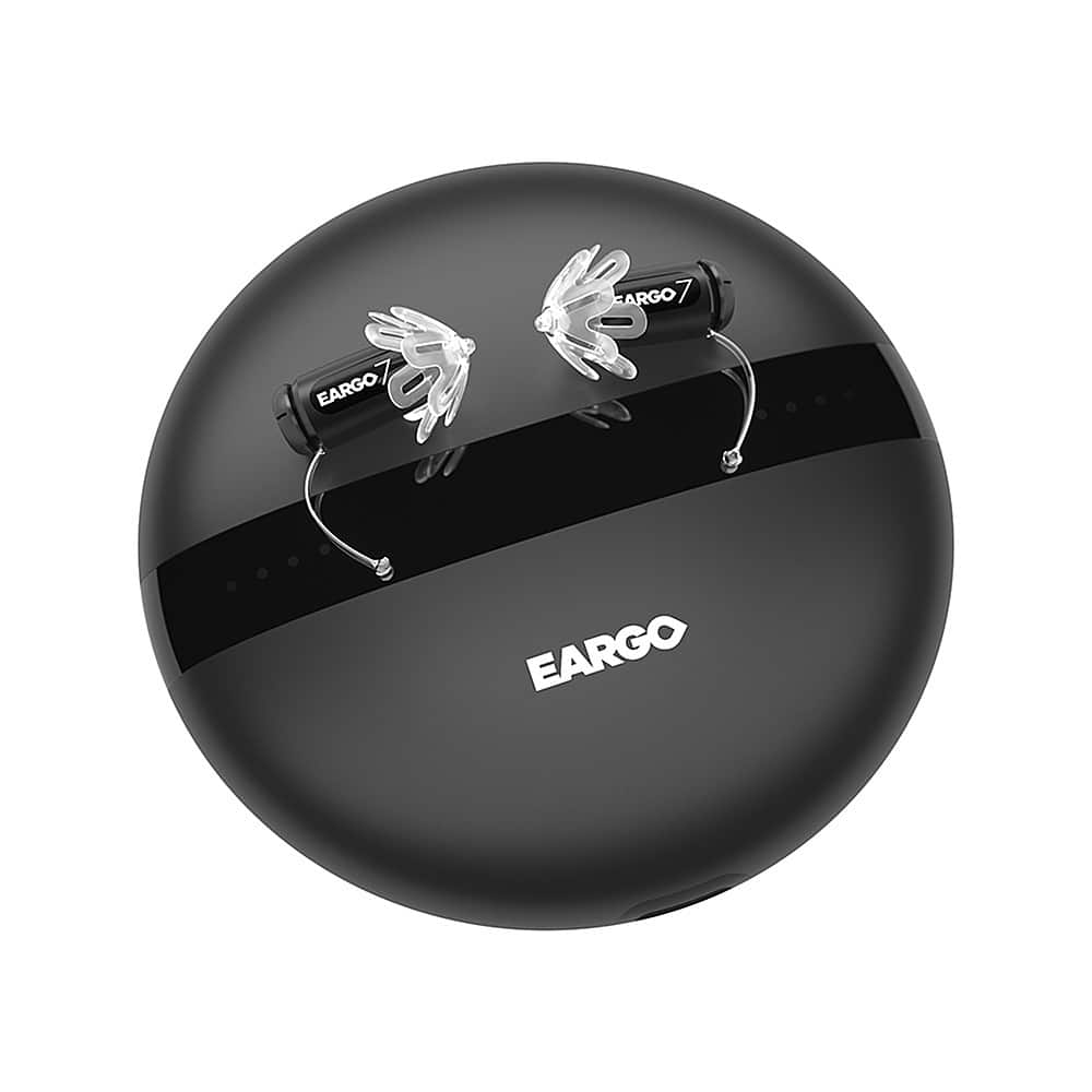 Eargo - 7 Self-Fitting OTC CIC Hearing Aid - Black product image