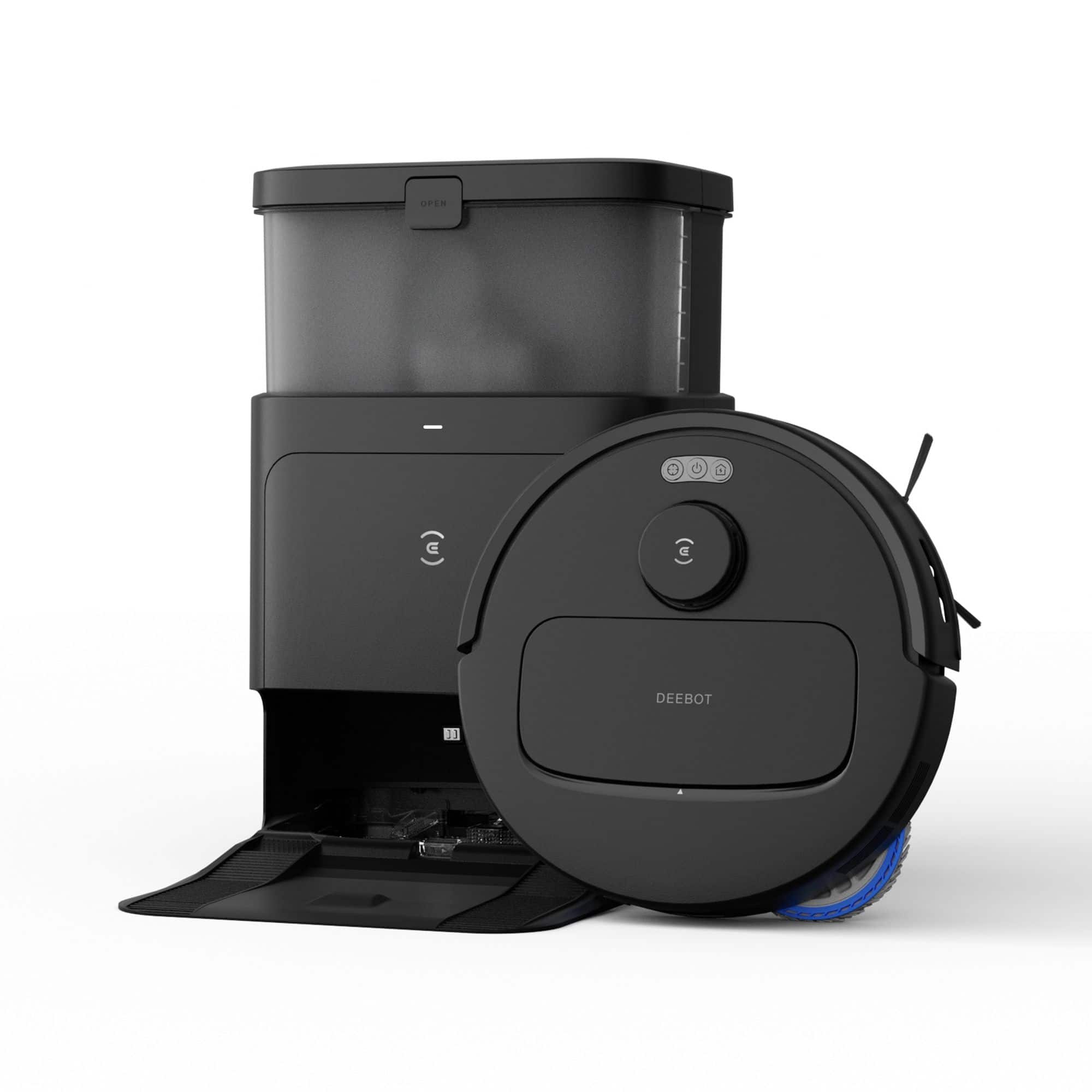ECOVACS Robotics - N30 PRO OMNI Robot Vacuum & Spinning Mop with Auto-Cleaning Station - Black product image
