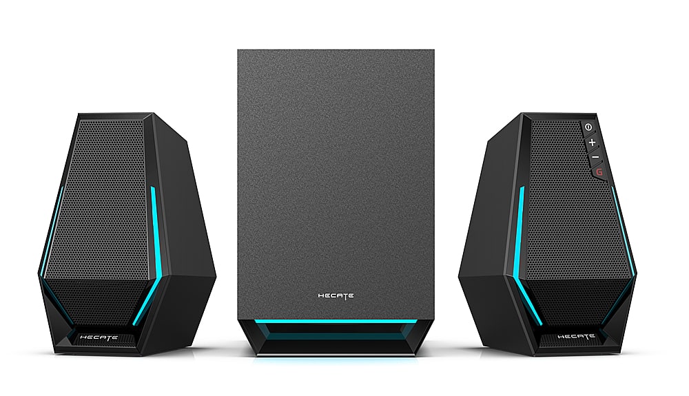 Edifier - G1500 MAX 2.1 Bluetooth Gaming Speakers with RGB Lighting (3-Piece) - Black product image