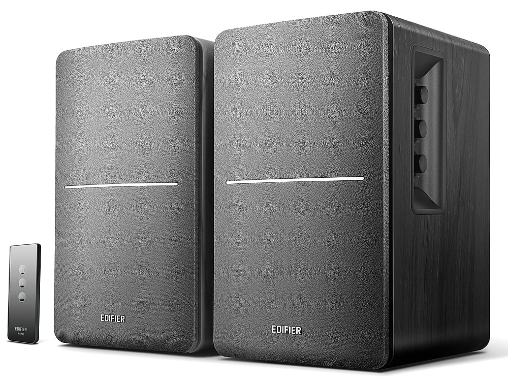 Edifier - R1280T Powered Bookshelf Speakers/Computer Speakers/Studio Monitor Speakers, 2.0 Active Near Field Monitors 42 Wat…