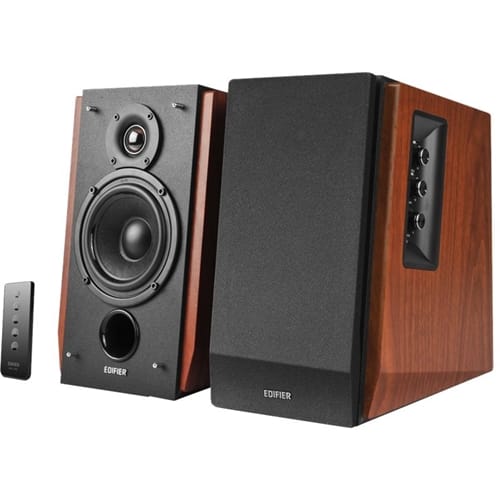 Edifier - R1700BT 4" 66-Watt Powered Bookshelf Speaker (Pair) - Brown product image