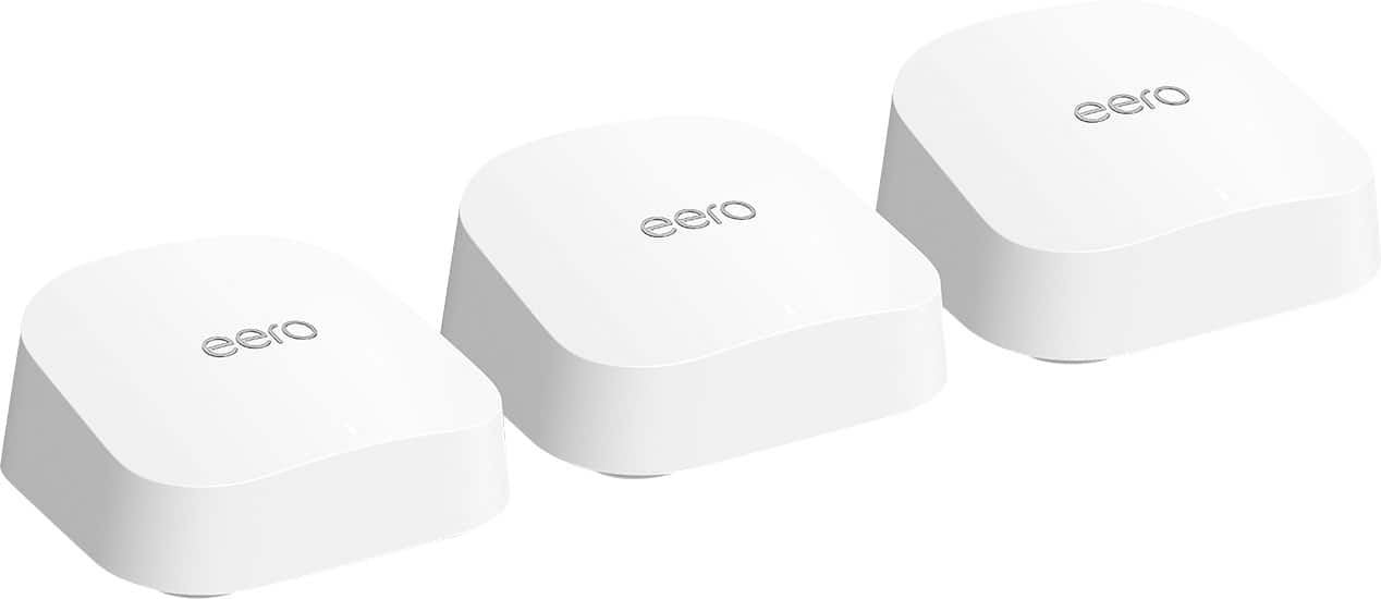 eero - 7 Dual-band Mesh Wi-Fi 7 System (3-pack) - White product image