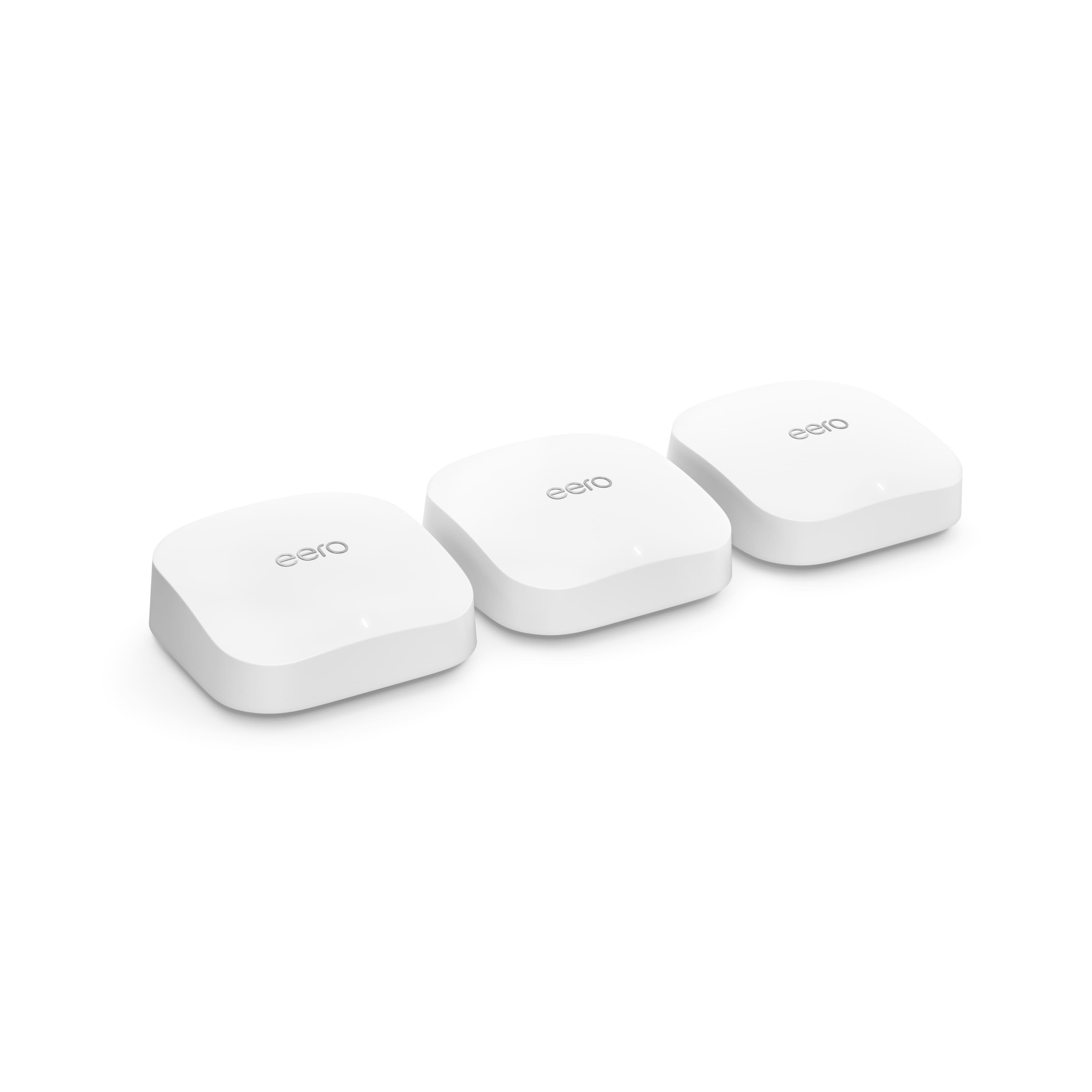 eero - Pro 6E Tri-band Mesh Wi-Fi 6E System (3-pack) - White product image