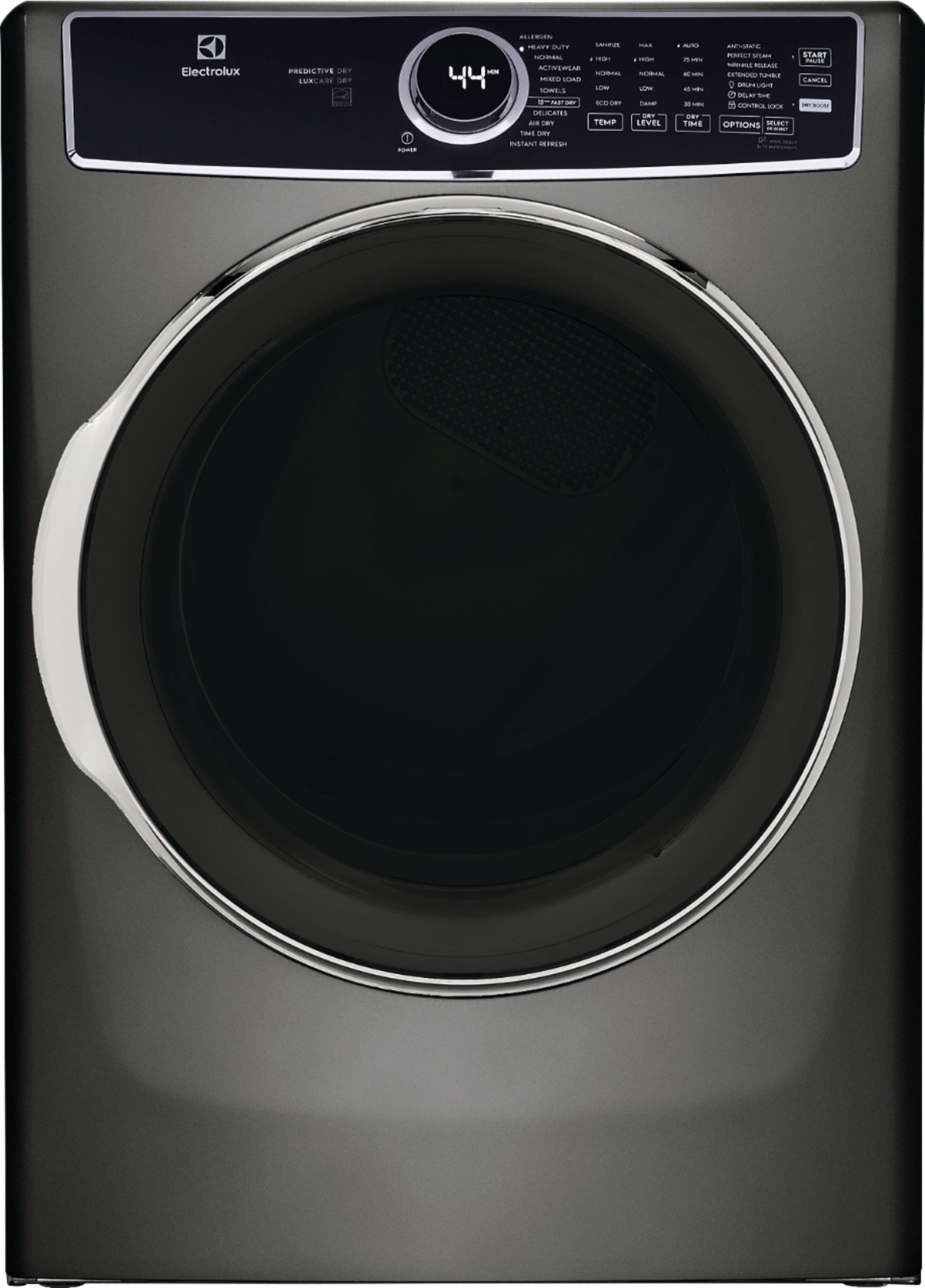 Electrolux - 8.0 Cu. Ft. Stackable Gas Dryer with Steam, LuxCare Dry System & Air Dry Cycle - Titanium product image
