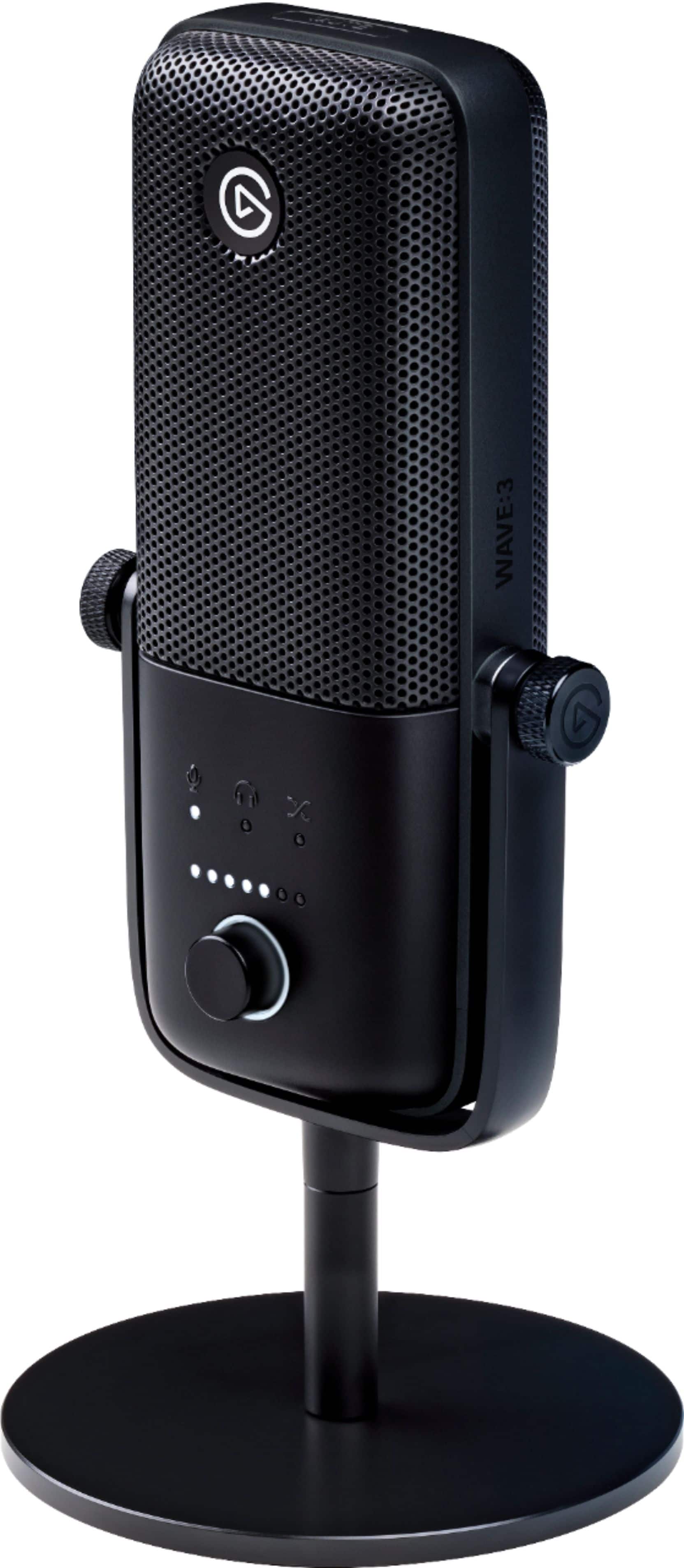 Elgato - Wave:3 Wired Cardioid Condenser USB Microphone - Black product image
