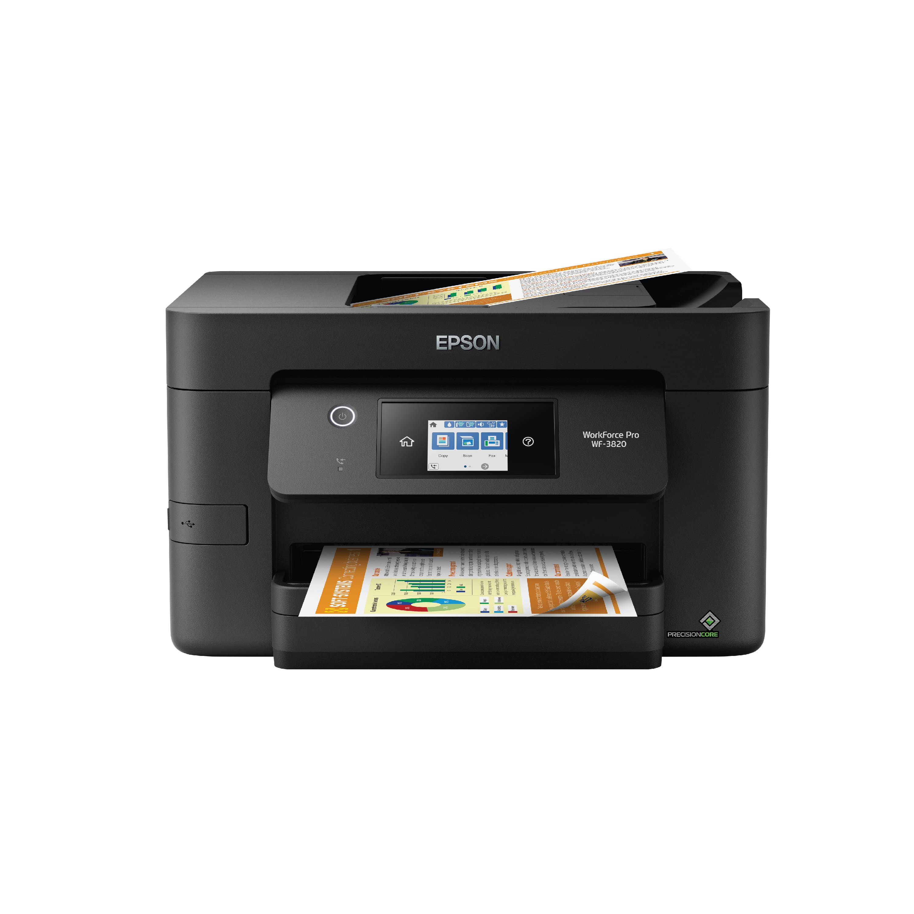 Epson - WorkForce Pro WF-3820 Wireless All-in-One Inkjet Printer - Black product image