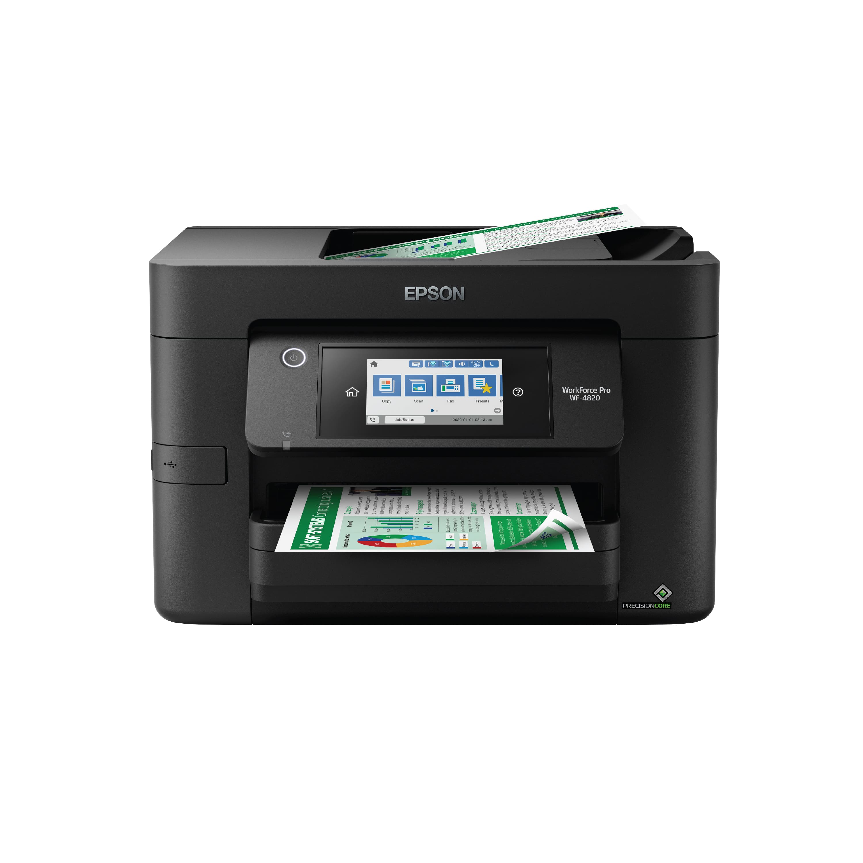 Epson - WorkForce Pro WF-4820 Wireless All-in-One Inkjet Printer - Black product image