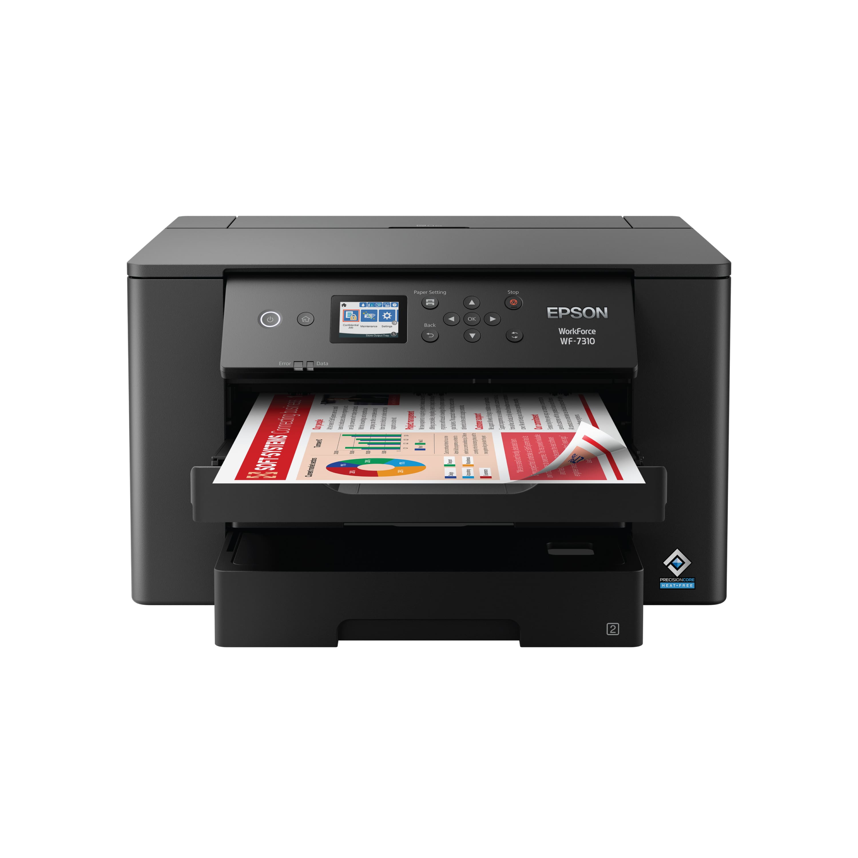 Epson - WorkForce Pro WF-7310 Wireless Wide-Format Inkjet Printer - Black product image