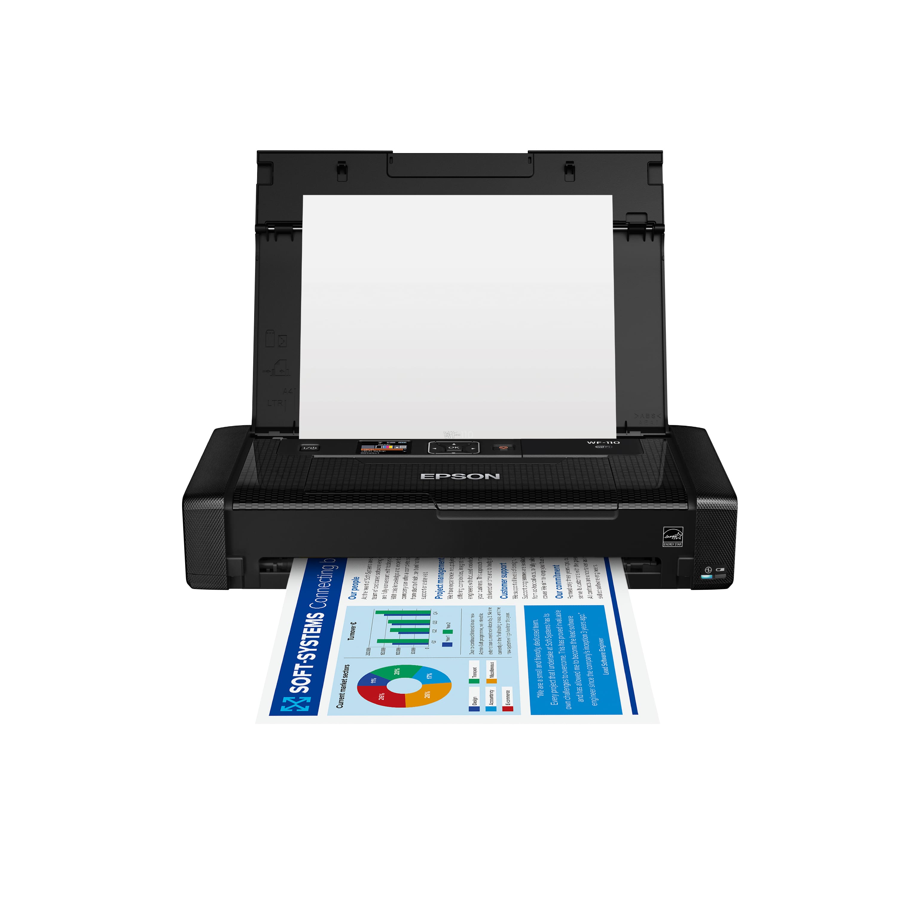 Epson - WorkForce WF-110 Wireless Inkjet Printer - Black product image