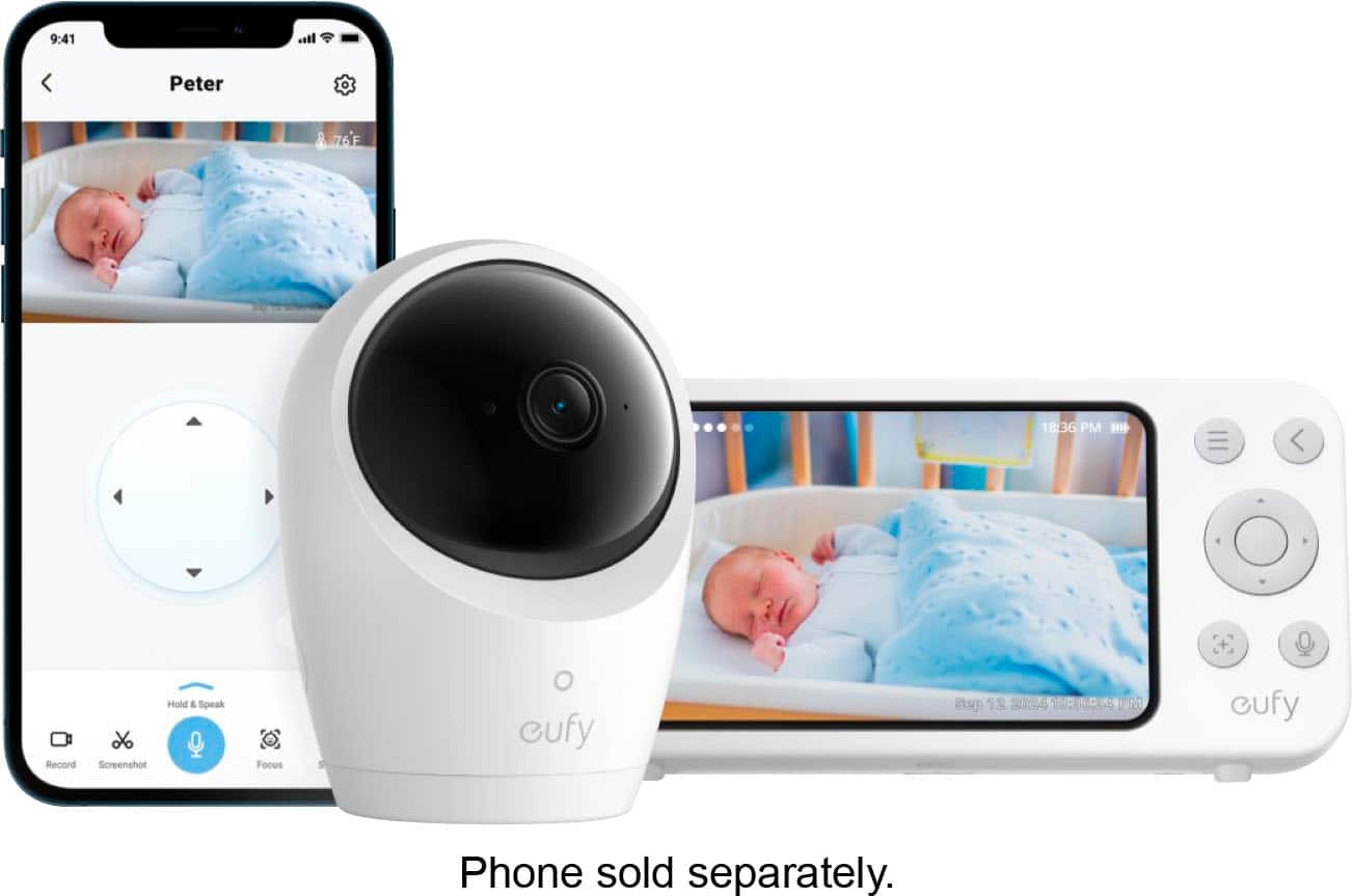 eufy - E20 Baby Monitor with 2K Camera - White product image