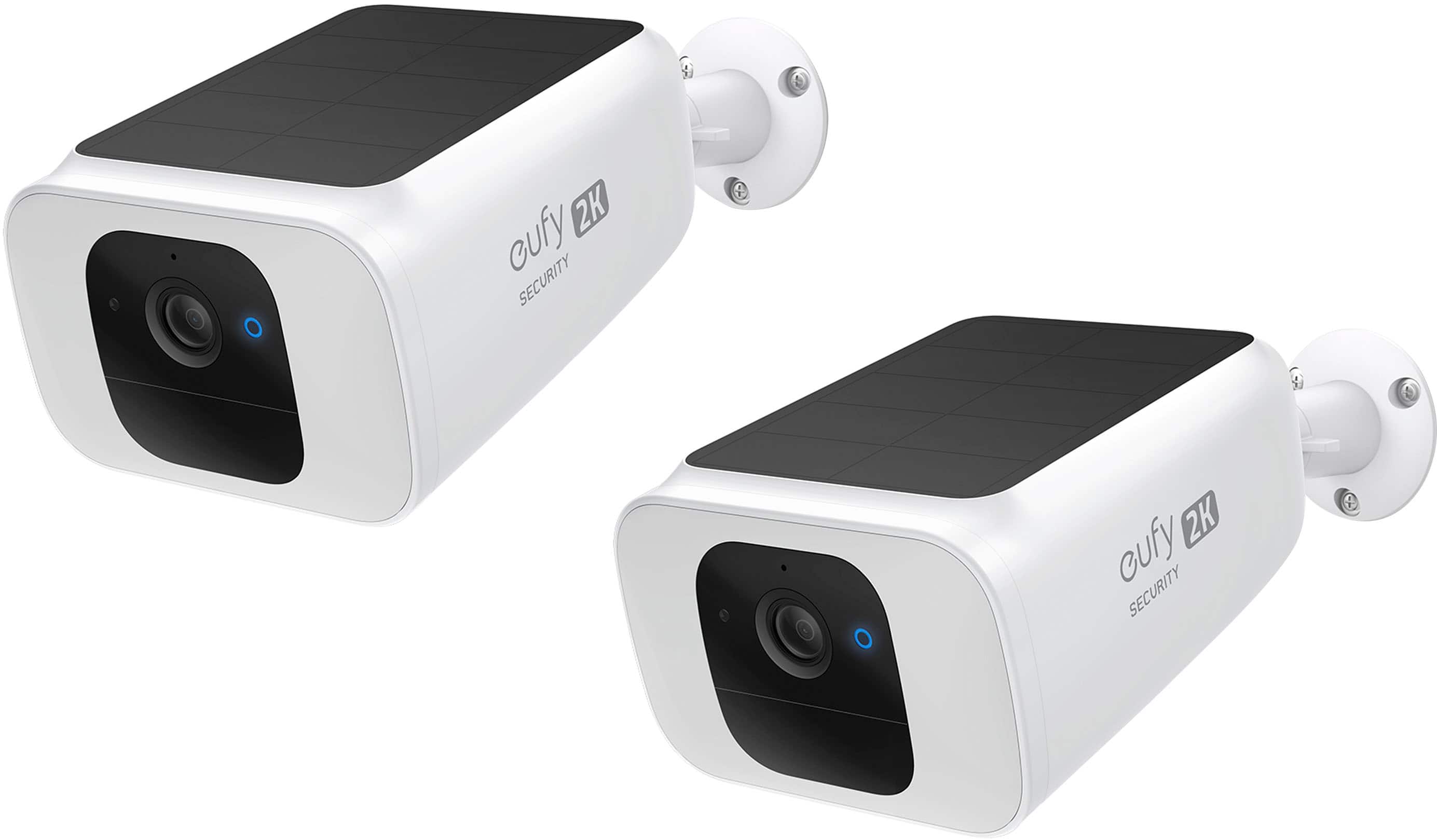 eufy - SoloCam S40 2 Outdoor Wireless 2K 8GB Security Cameras with Integrated Solar Panel - White product image