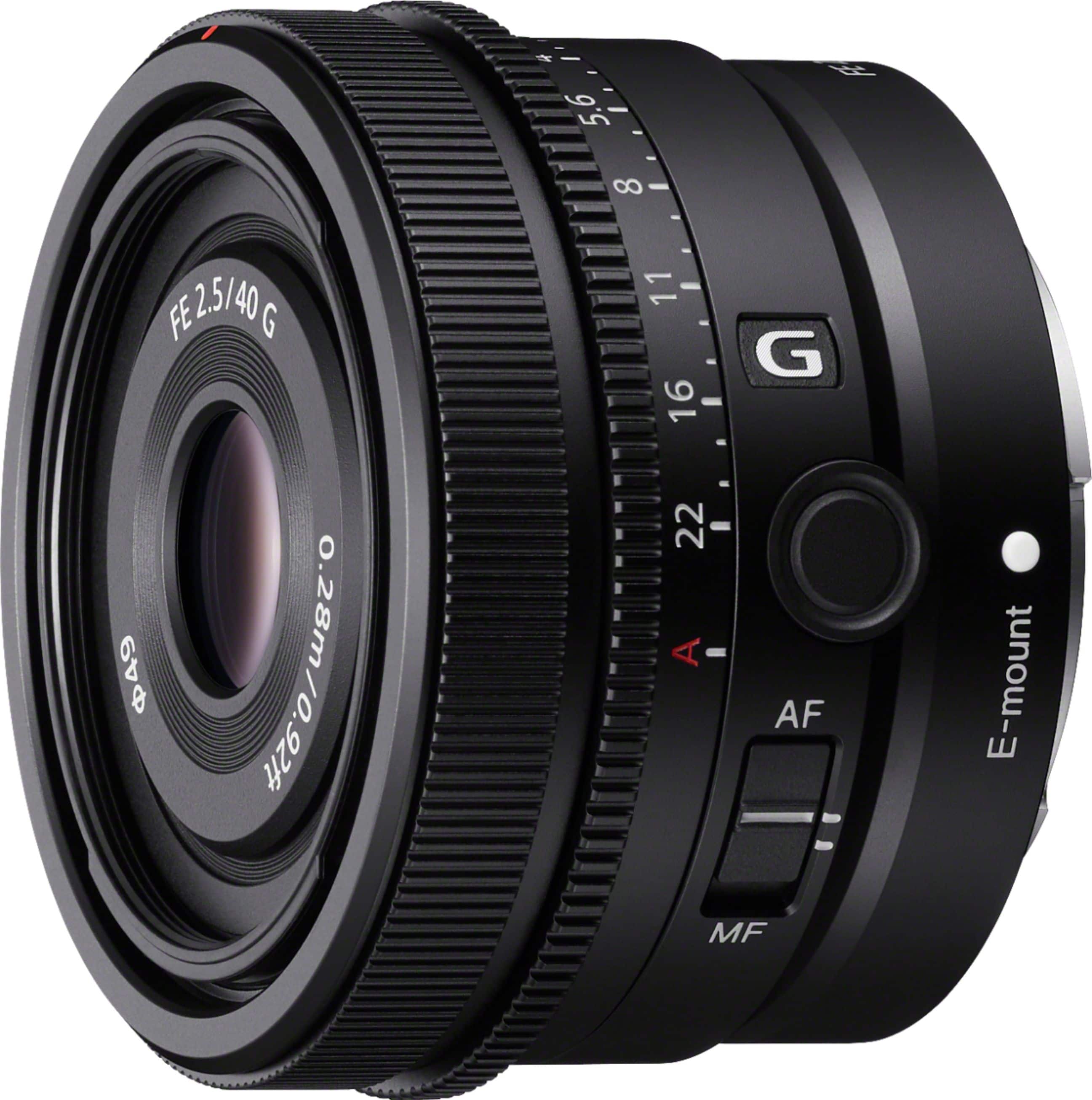 FE 40mm F2.5 G Full-frame Ultra-compact G Lens for Sony Alpha E-mount Cameras - Black product image