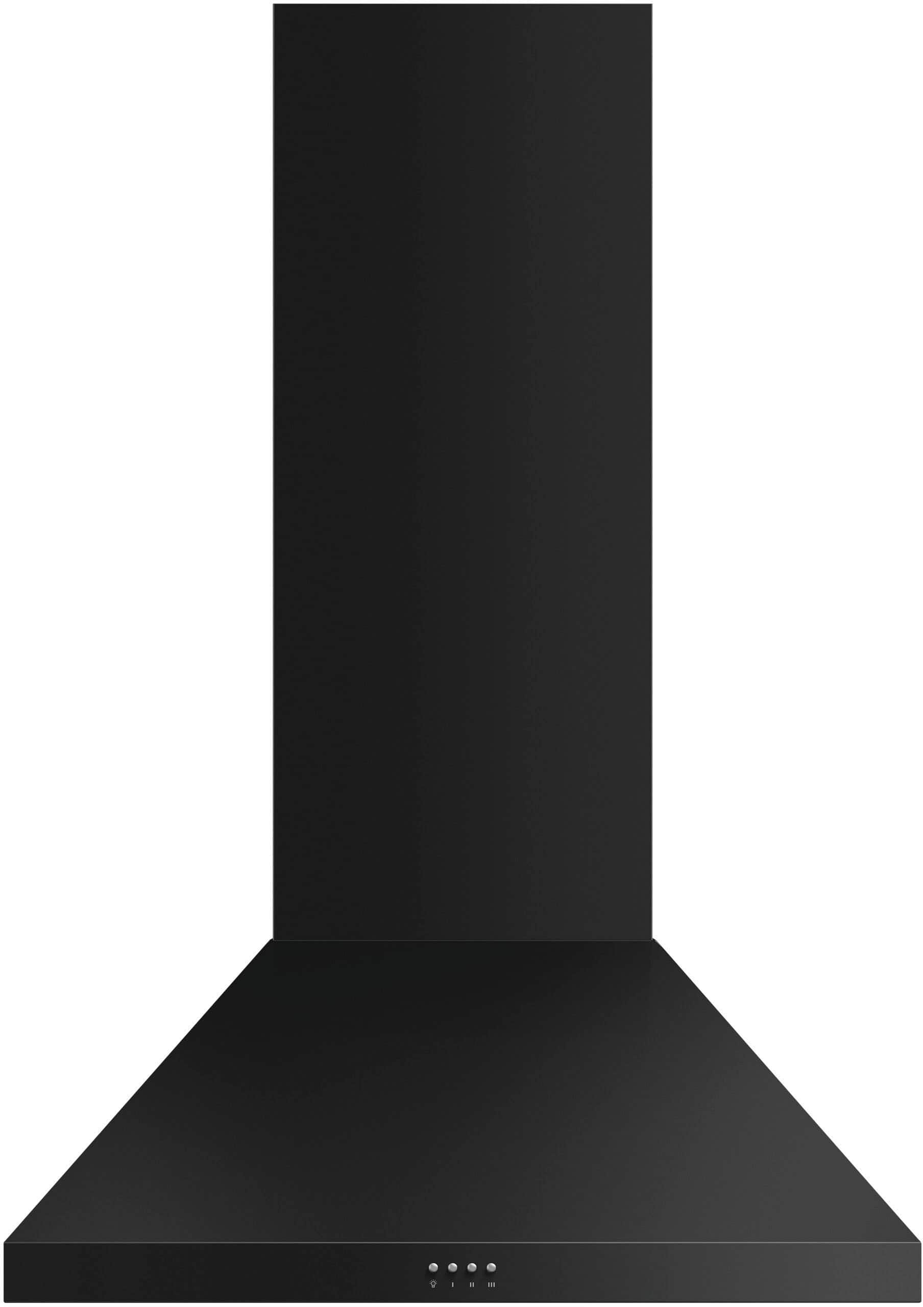 Fisher & Paykel - 30 inches - Convertible - Wall Range Hood - Black product image