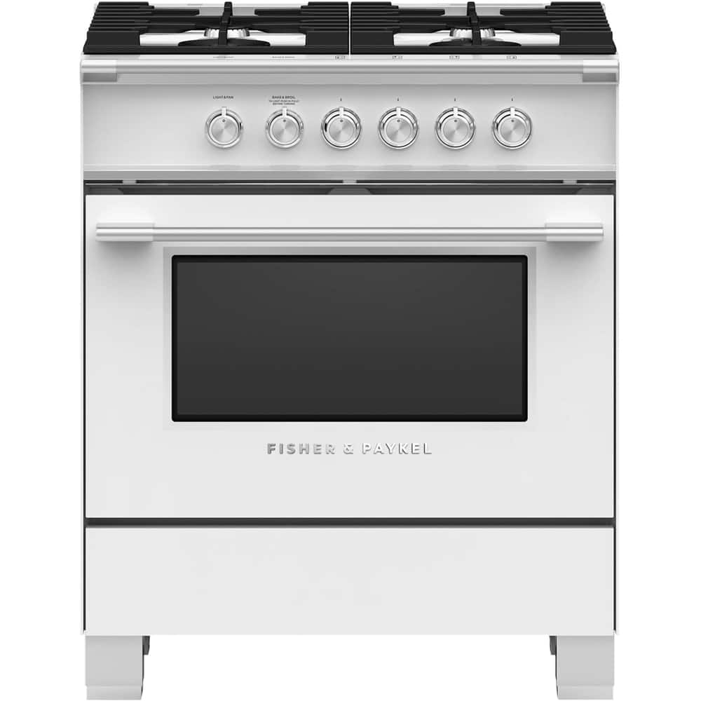 Fisher & Paykel - 3.5 Cu. Ft. Freestanding Gas Range - White product image