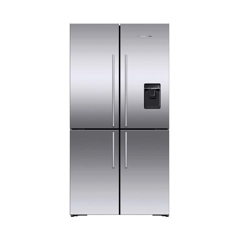 Fisher & Paykel - 36-In 18.9 cu ft Freestanding Quad Door Refrigerator - Stainless Steel product image