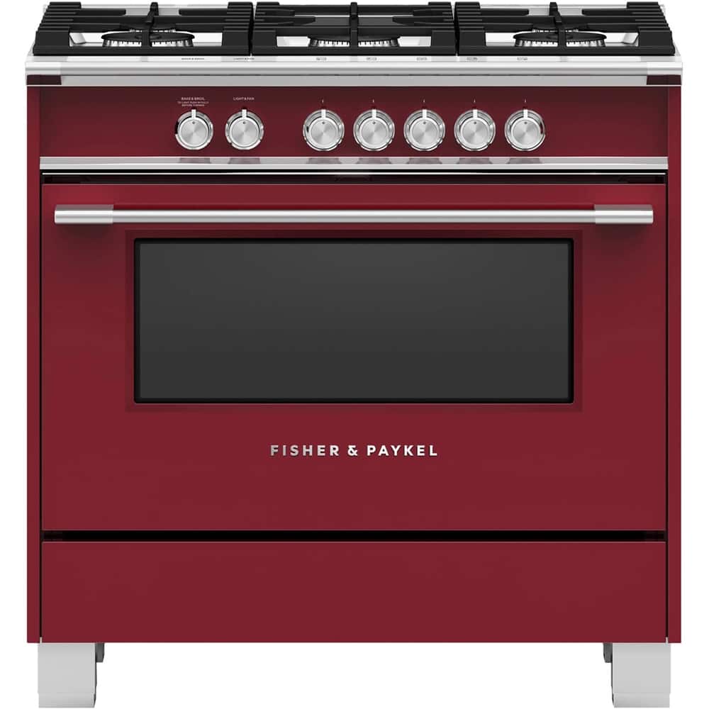 Fisher & Paykel - 4.9 Cu. Ft. Freestanding Gas Convection Range - Red product image