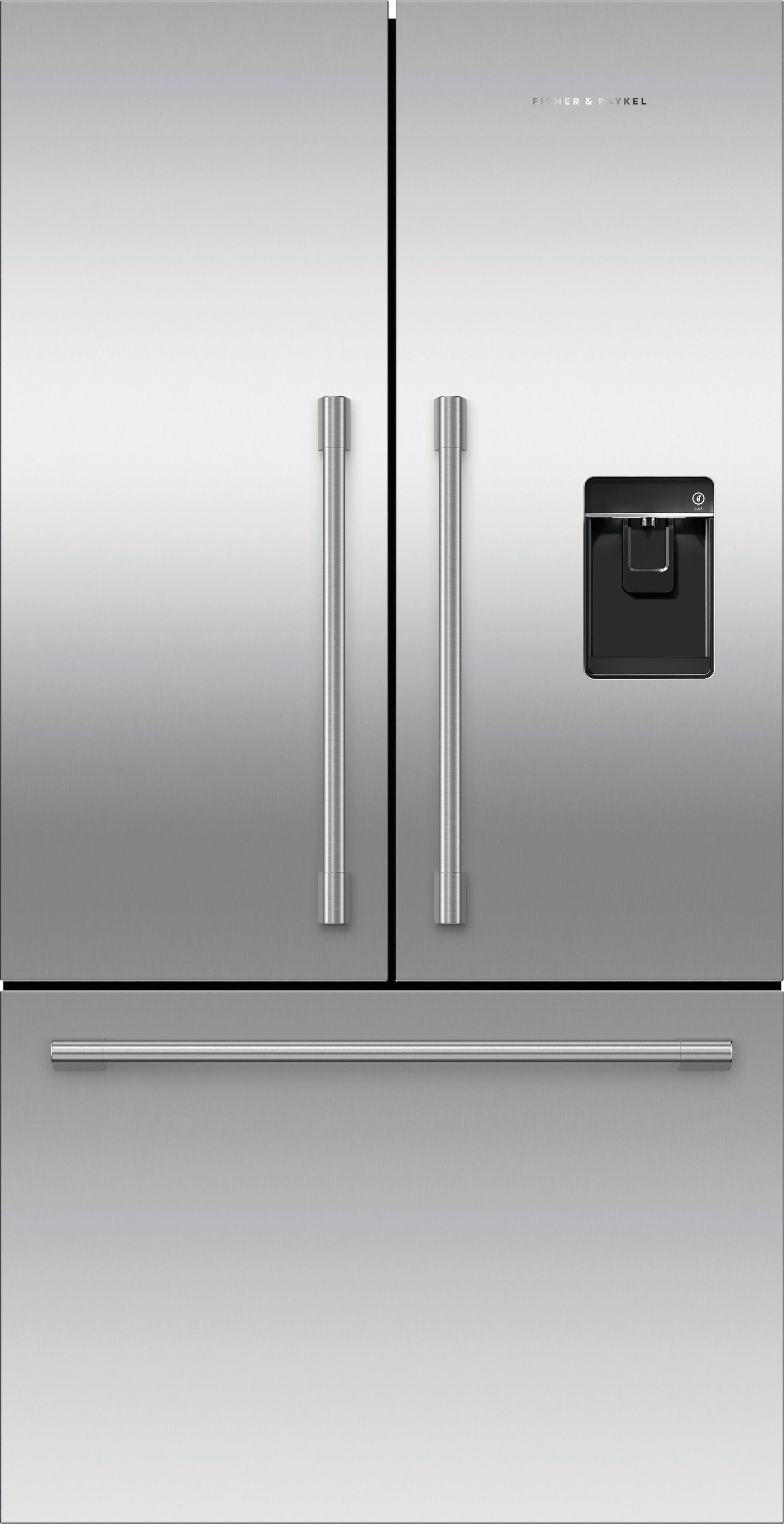 Fisher & Paykel - Active Smart 20.1 Cu Ft French Door Refrigerator with Ice & Water - Stainless Steel product image