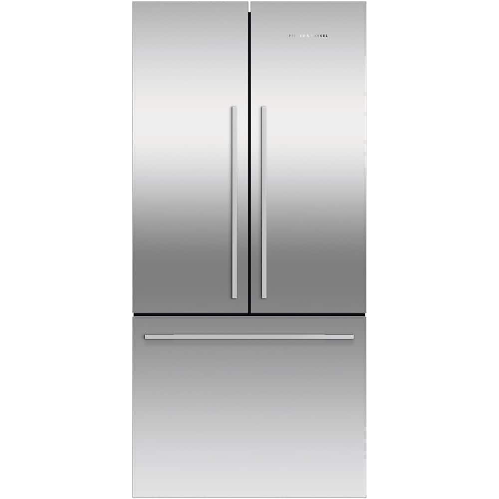 Fisher & Paykel - ActiveSmart 16.9 Cu. Ft. French Door Counter-Depth Refrigerator - Stainless Steel product image