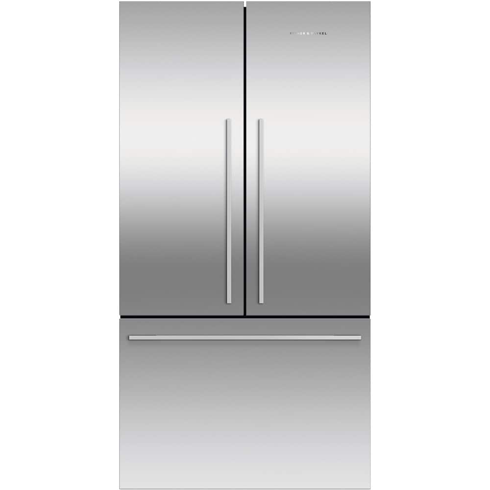 Fisher & Paykel - ActiveSmart 20.1 Cu. Ft. French Door Counter-Depth Refrigerator - Stainless Steel product image