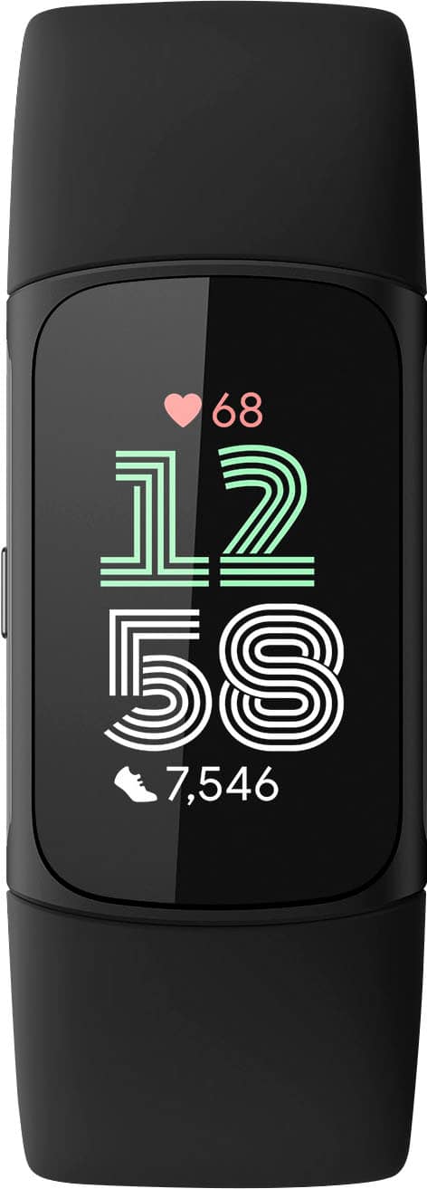 Fitbit - Charge 6 Advanced Fitness & Health Tracker - Obsidian - (2023) product image