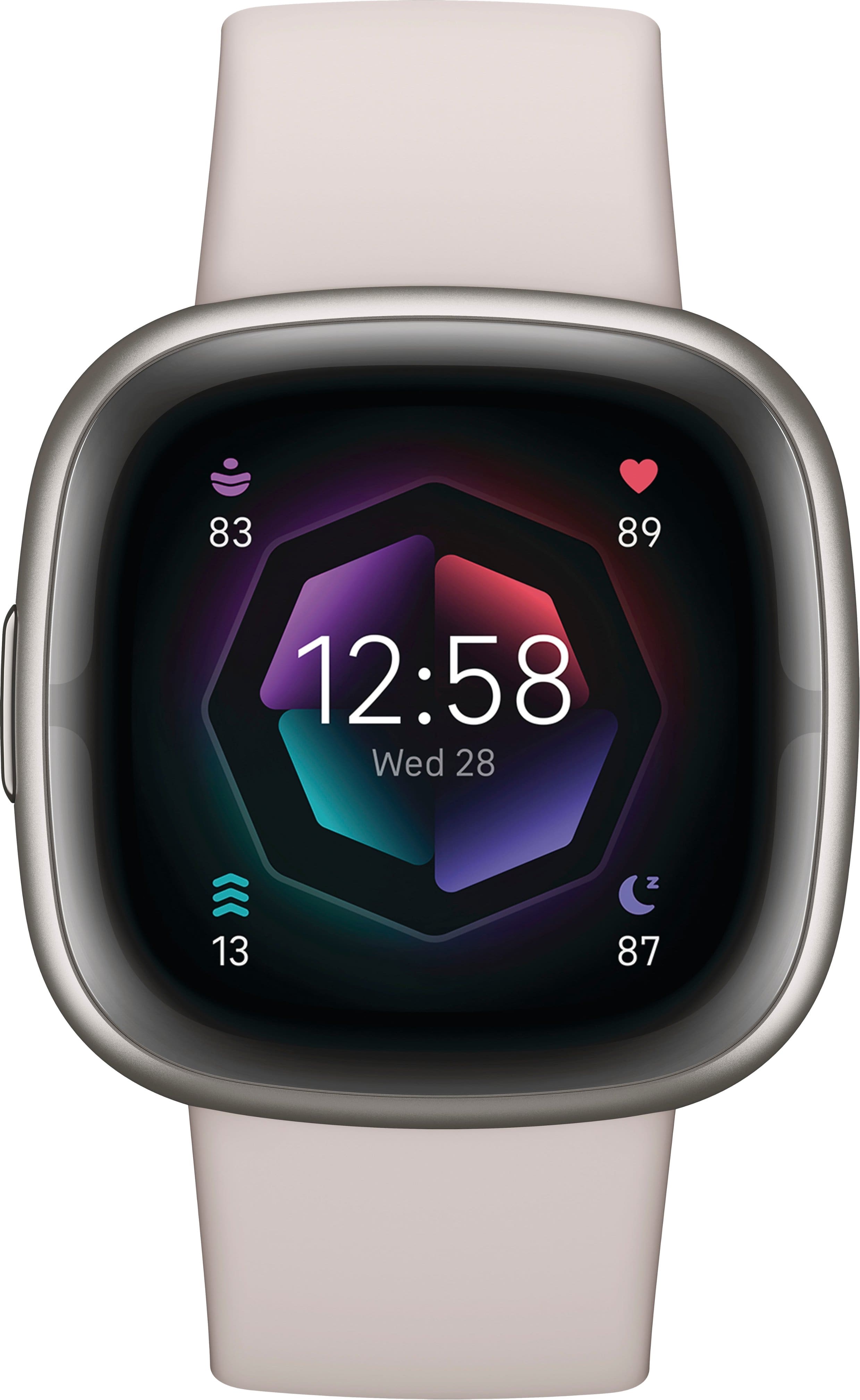 Fitbit - Sense 2 Advanced Health Smartwatch - Platinum - (2022) product image