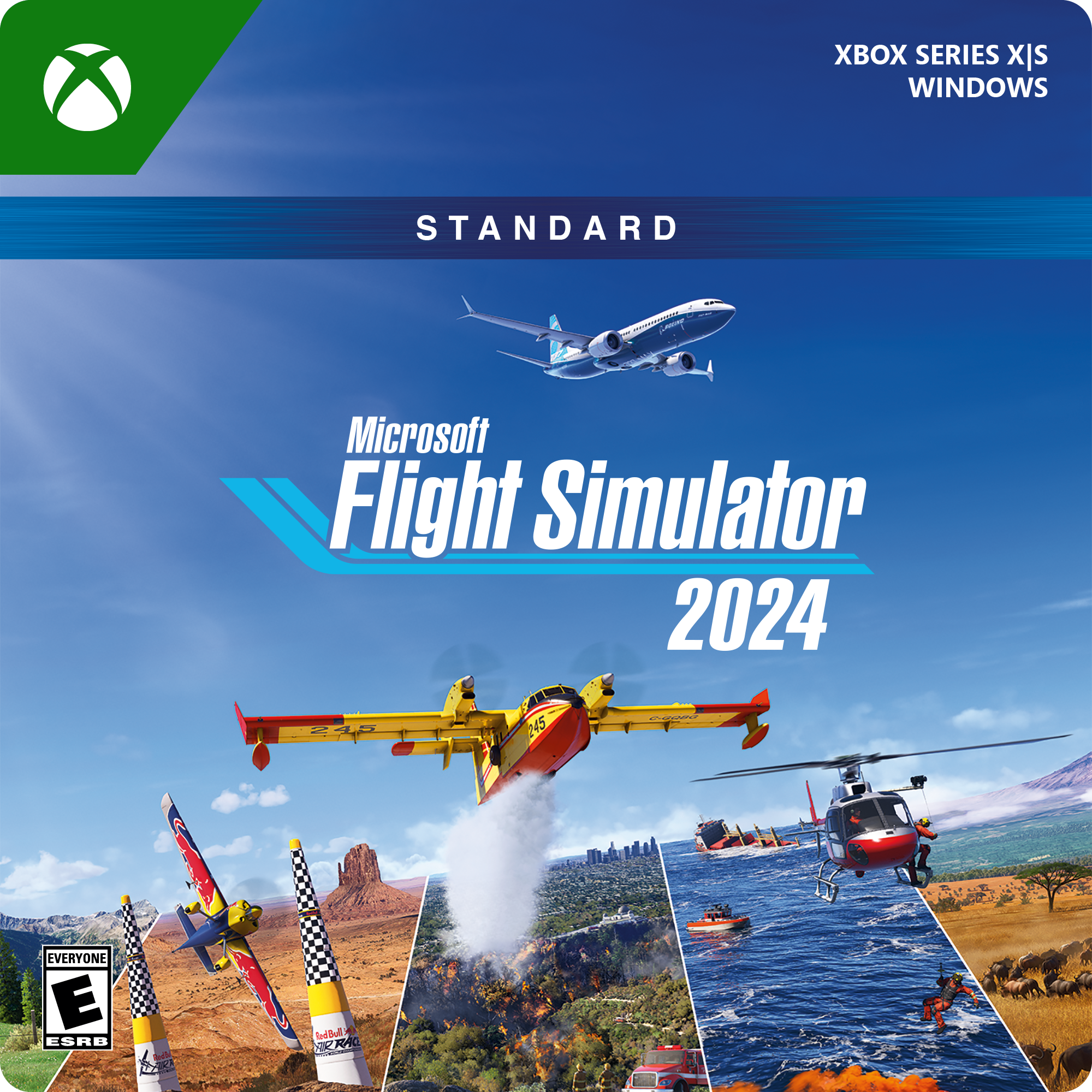 Flight Simulator 2024 - SteelBook (Code in Box) Premium Deluxe Edition - Xbox Series X, Xbox Series S, Windows product image